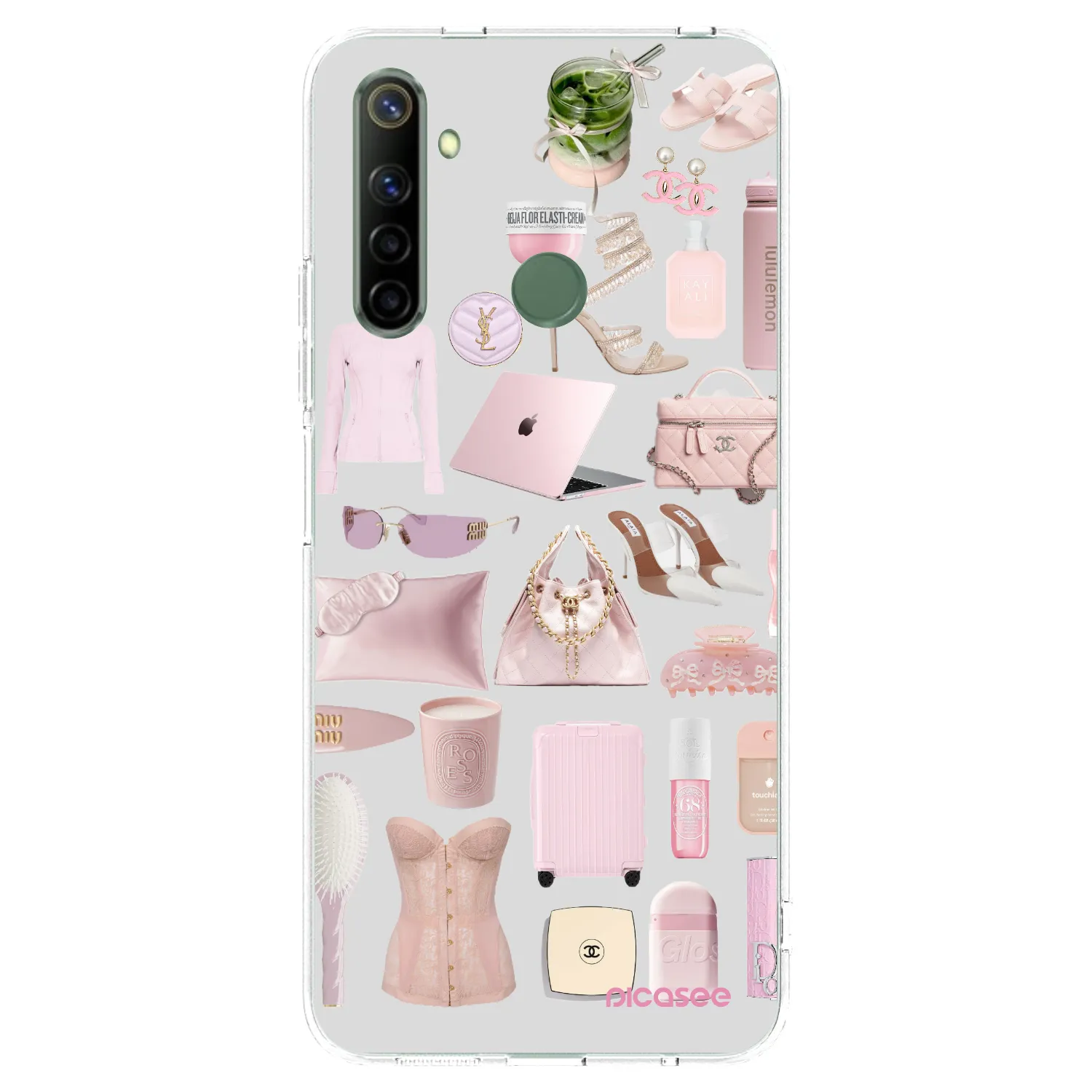 Picasee silikonska prozirna maskica za Realme 6i - Glam Babe