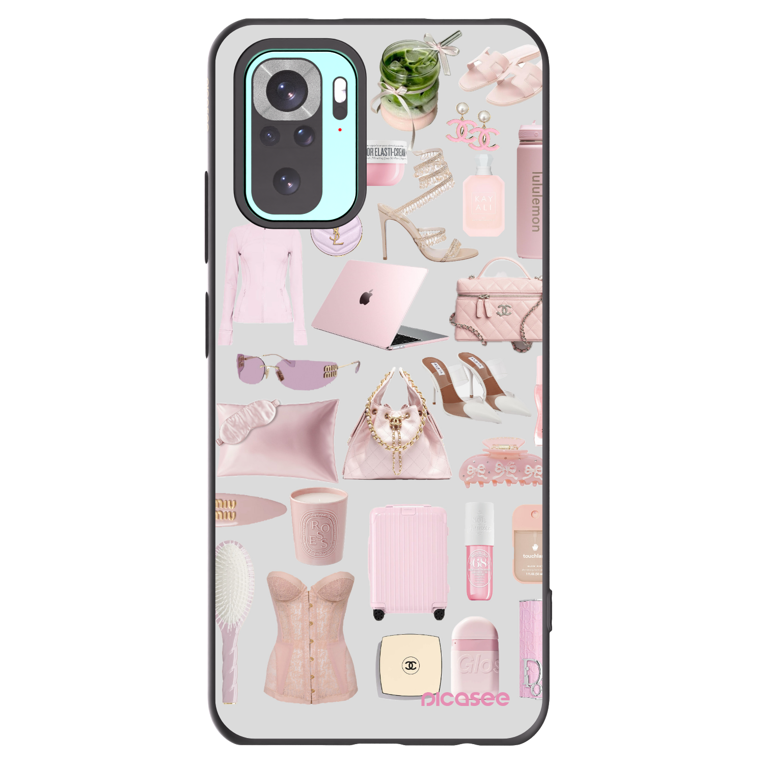 Picasee crna silikonska maskica za Xiaomi Redmi Note 10 Pro - Glam Babe