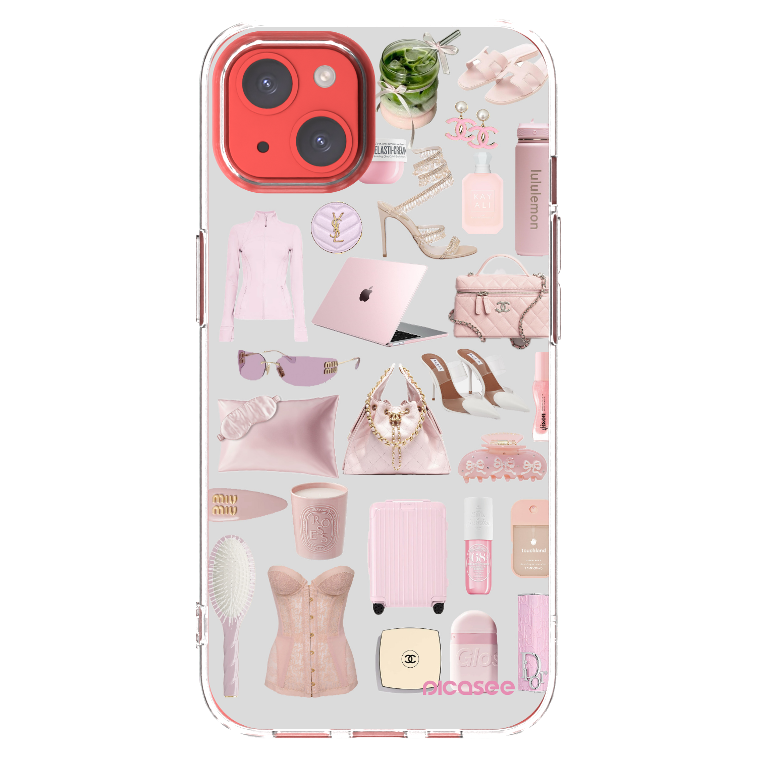 Picasee silikonska prozirna maskica za Apple iPhone 13 - Glam Babe