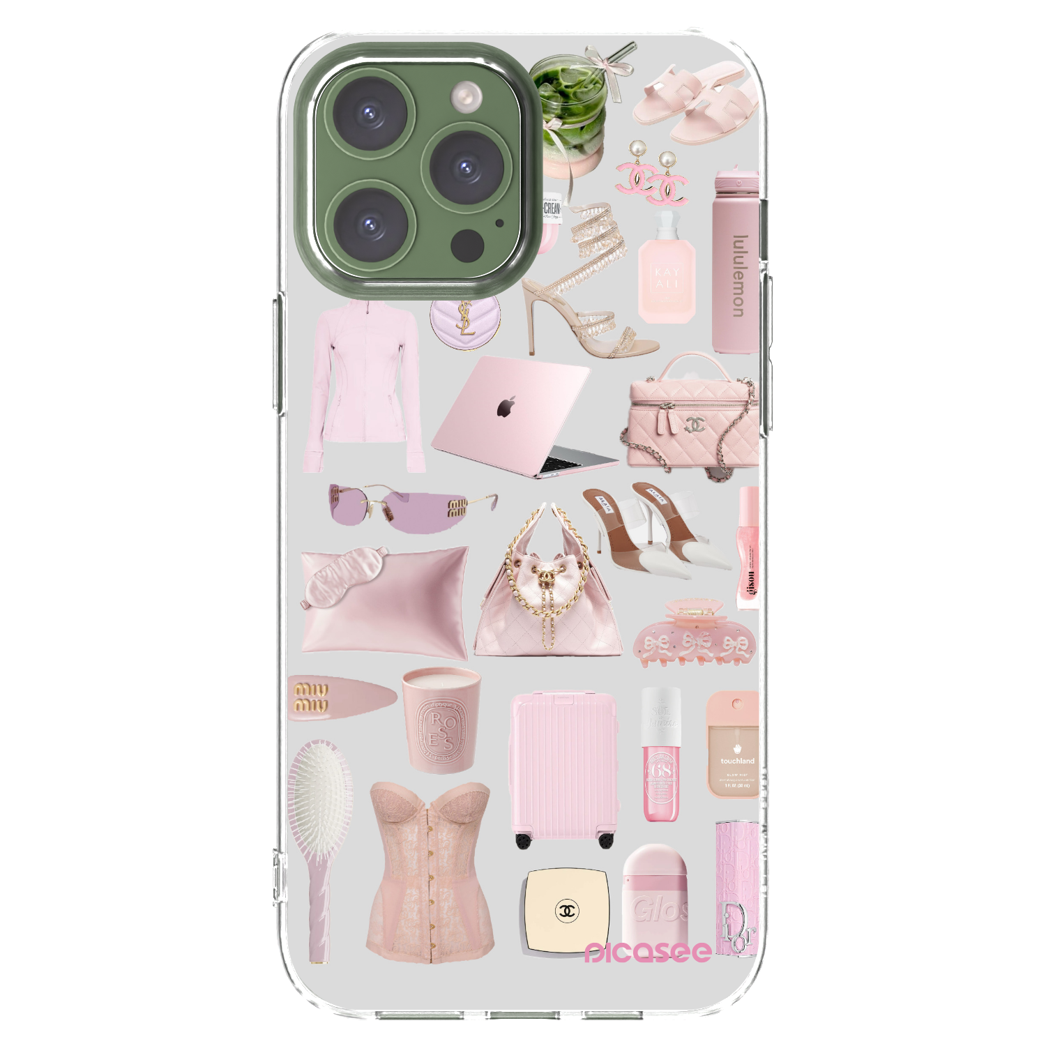 Picasee silikonska prozirna maskica za Apple iPhone 13 Pro Max - Glam Babe