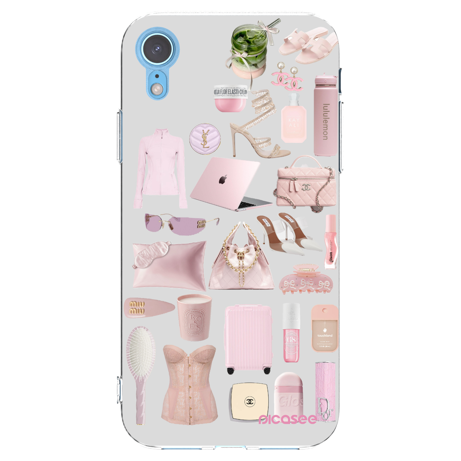 Picasee silikonska prozirna maskica za Apple iPhone XR - Glam Babe