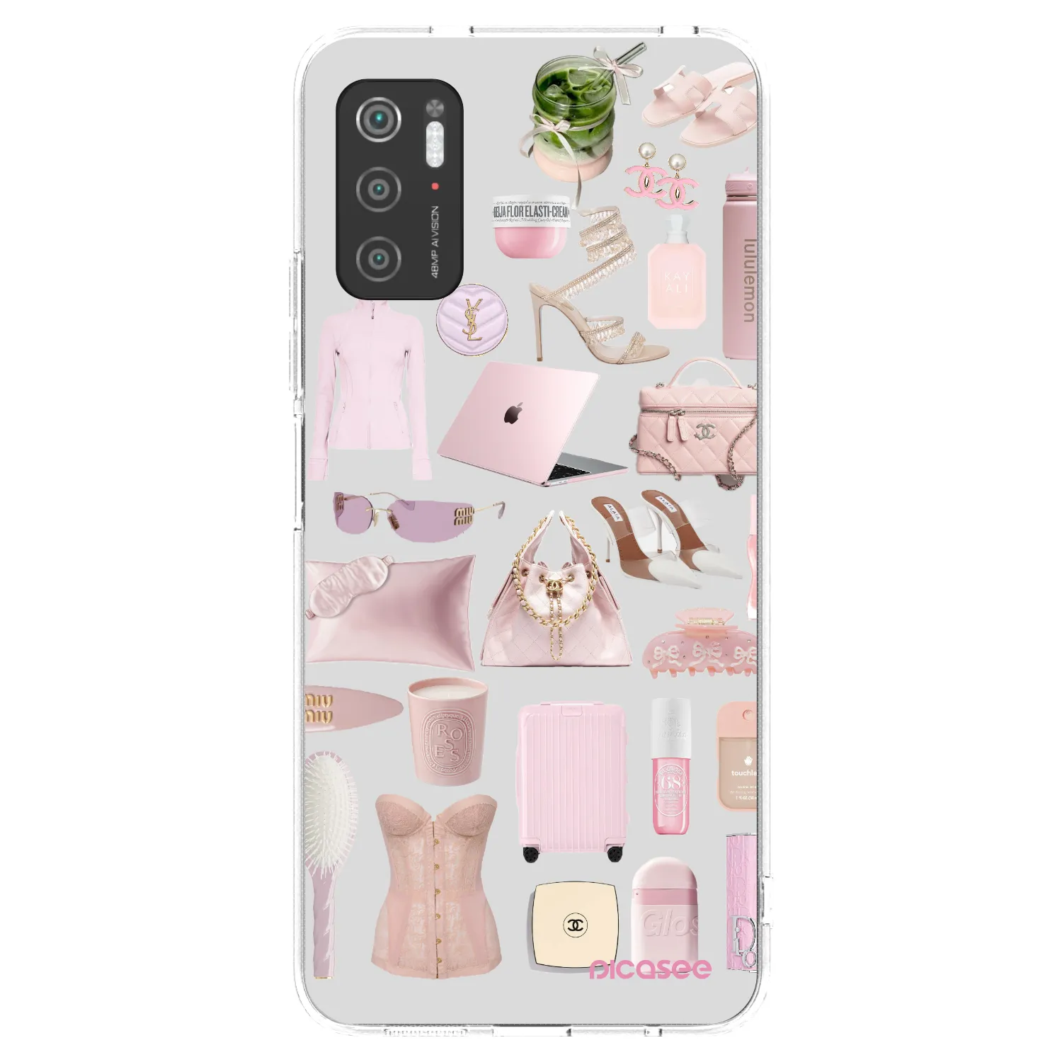 Picasee silikonska prozirna maskica za Xiaomi Poco M3 Pro 5G - Glam Babe