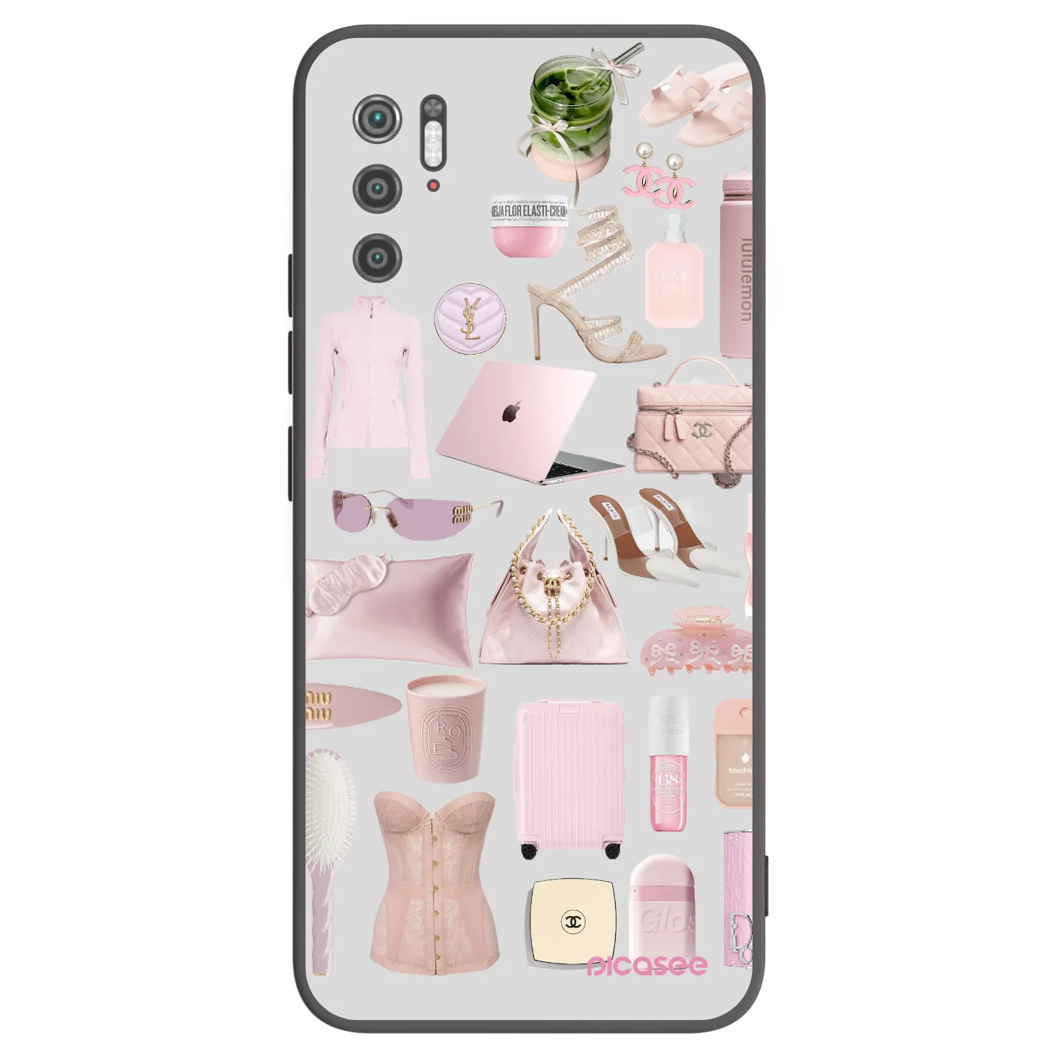 Picasee crna silikonska maskica za Xiaomi Poco M3 Pro 5G - Glam Babe