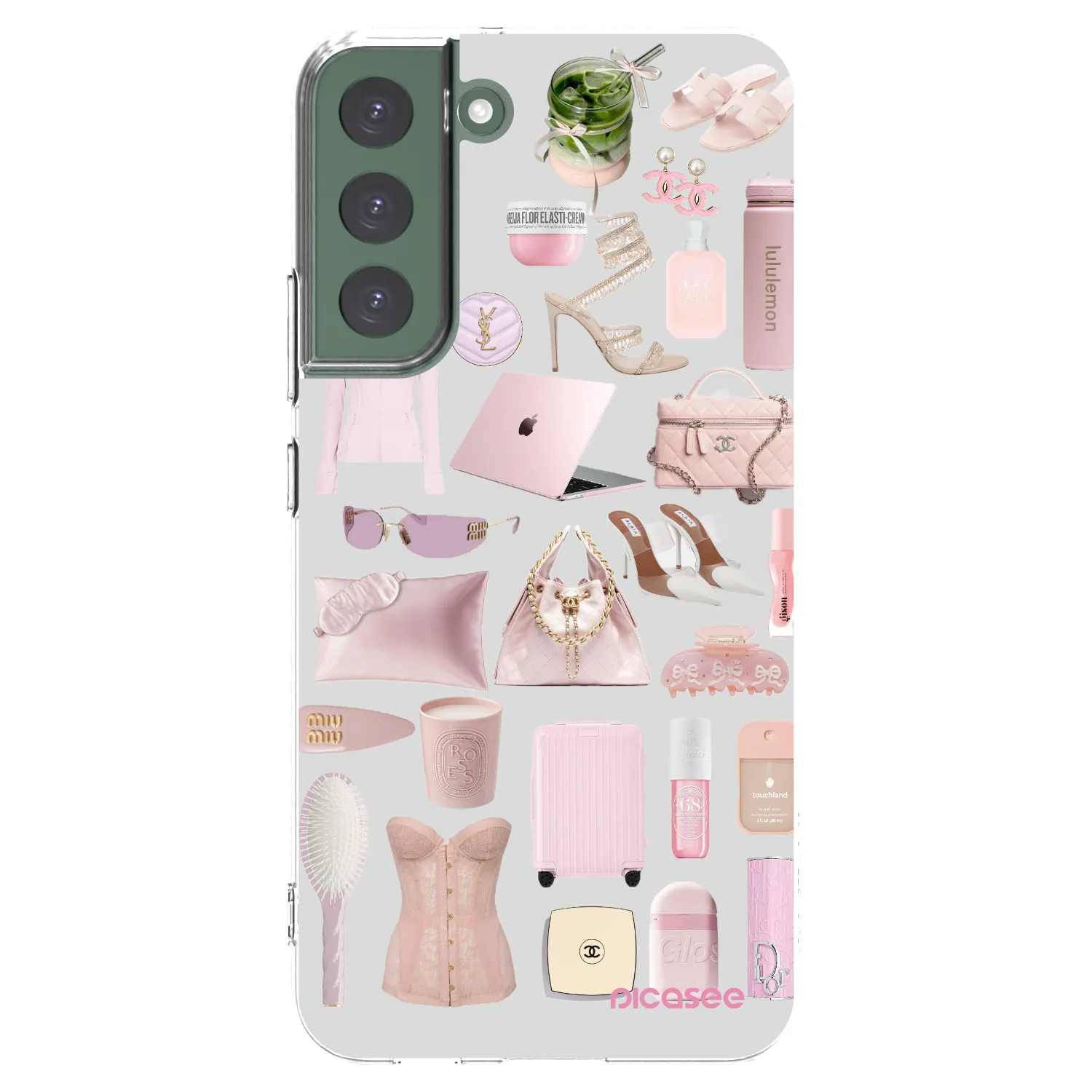 Picasee silikonska prozirna maskica za Samsung Galaxy S22+ 5G - Glam Babe