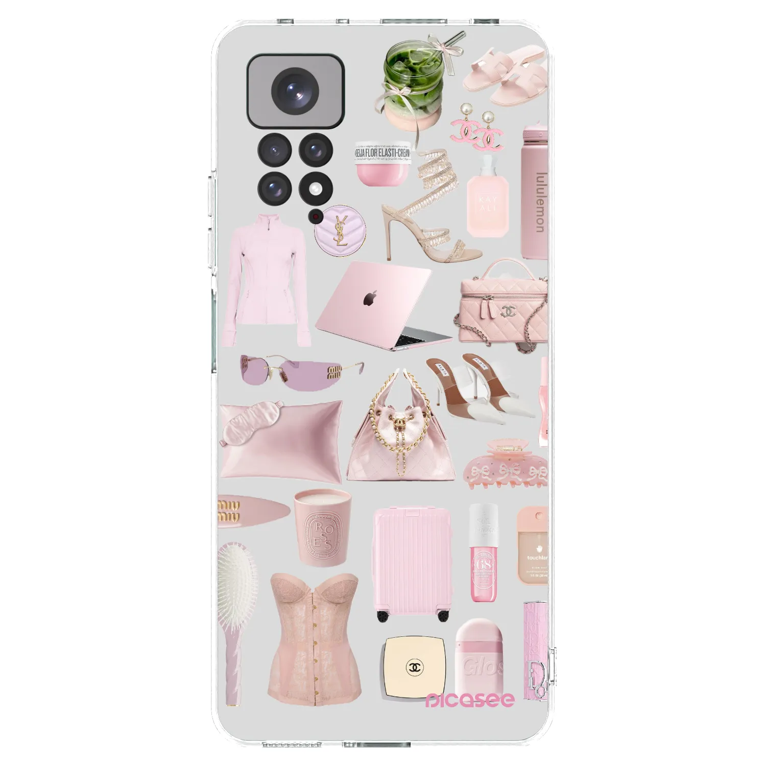 Picasee silikonska prozirna maskica za Xiaomi Redmi Note 11S 4G - Glam Babe