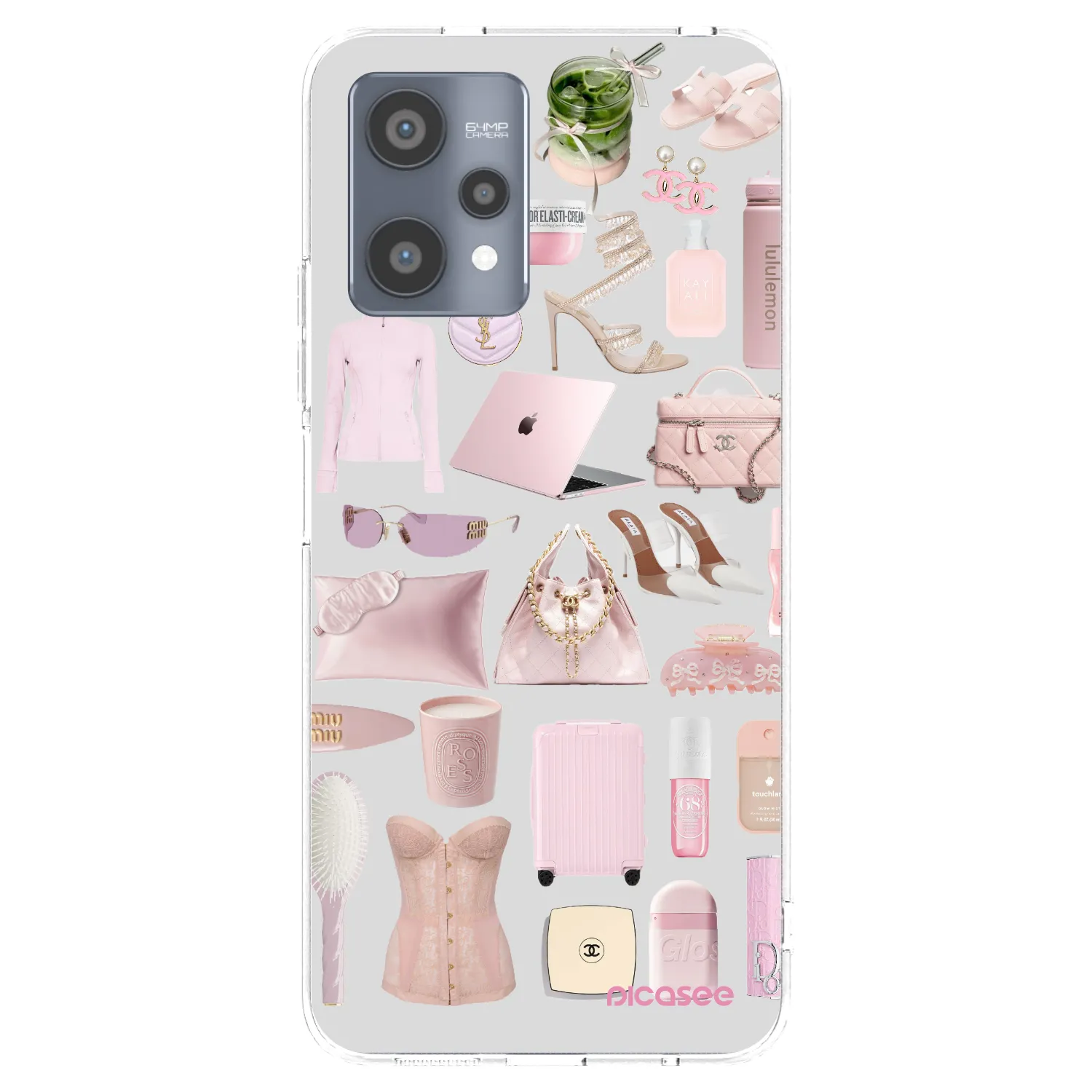 Picasee silikonska prozirna maskica za Realme 9 Pro 5G - Glam Babe