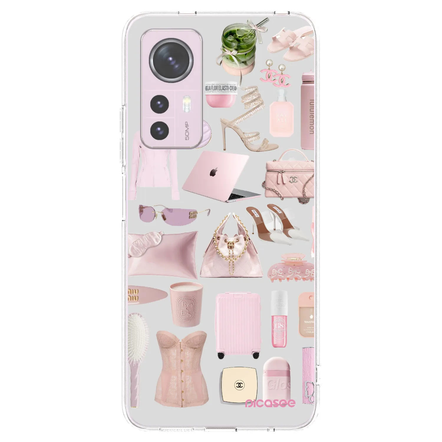 Picasee silikonska prozirna maskica za Xiaomi 12 - Glam Babe