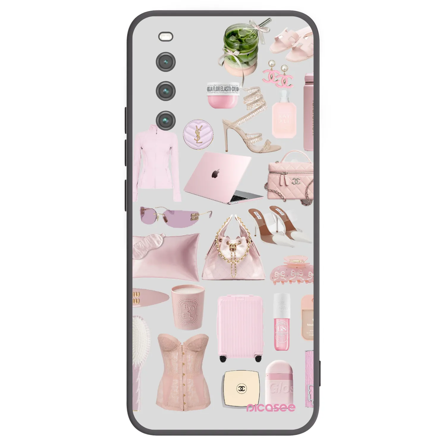 Picasee crna silikonska maskica za Sony Xperia 10 IV 5G - Glam Babe