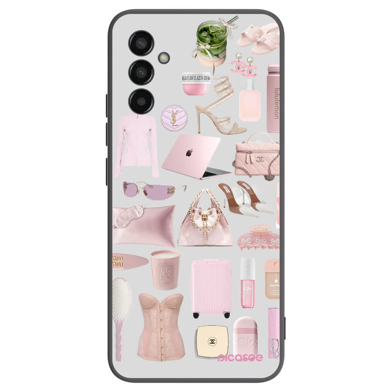 Picasee crna silikonska maskica za Samsung Galaxy M13 M135F - Glam Babe
