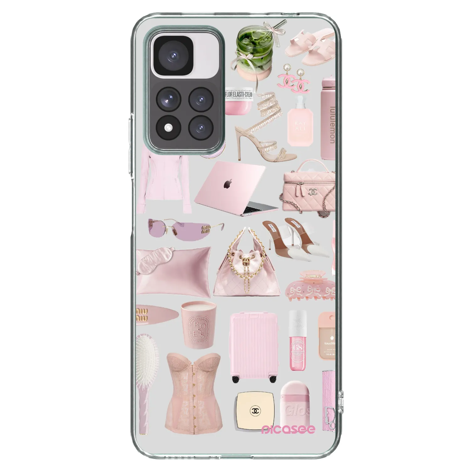 Picasee silikonska prozirna maskica za Xiaomi Redmi Note 11 Pro+ 5G - Glam Babe