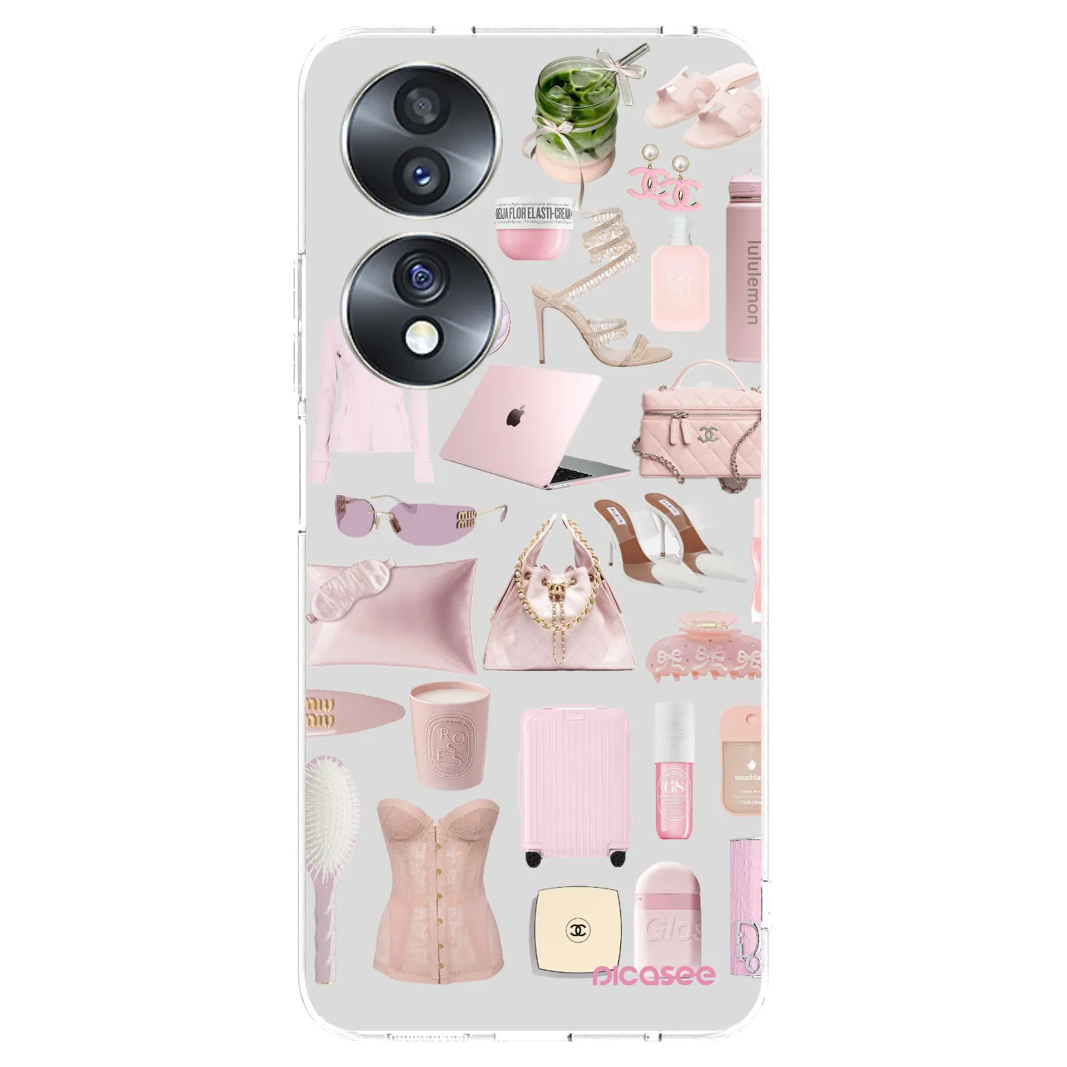 Picasee silikonska prozirna maskica za Honor 70 - Glam Babe