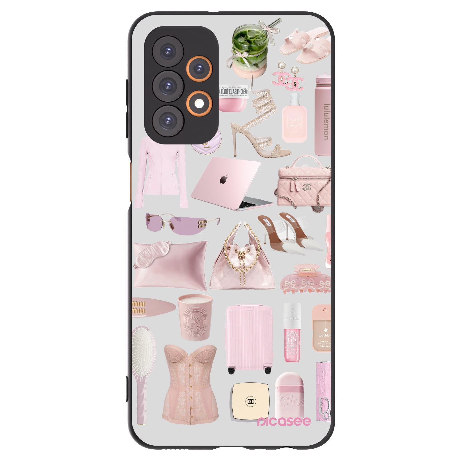 Picasee crna silikonska maskica za Samsung Galaxy A23 A235F 4G - Glam Babe