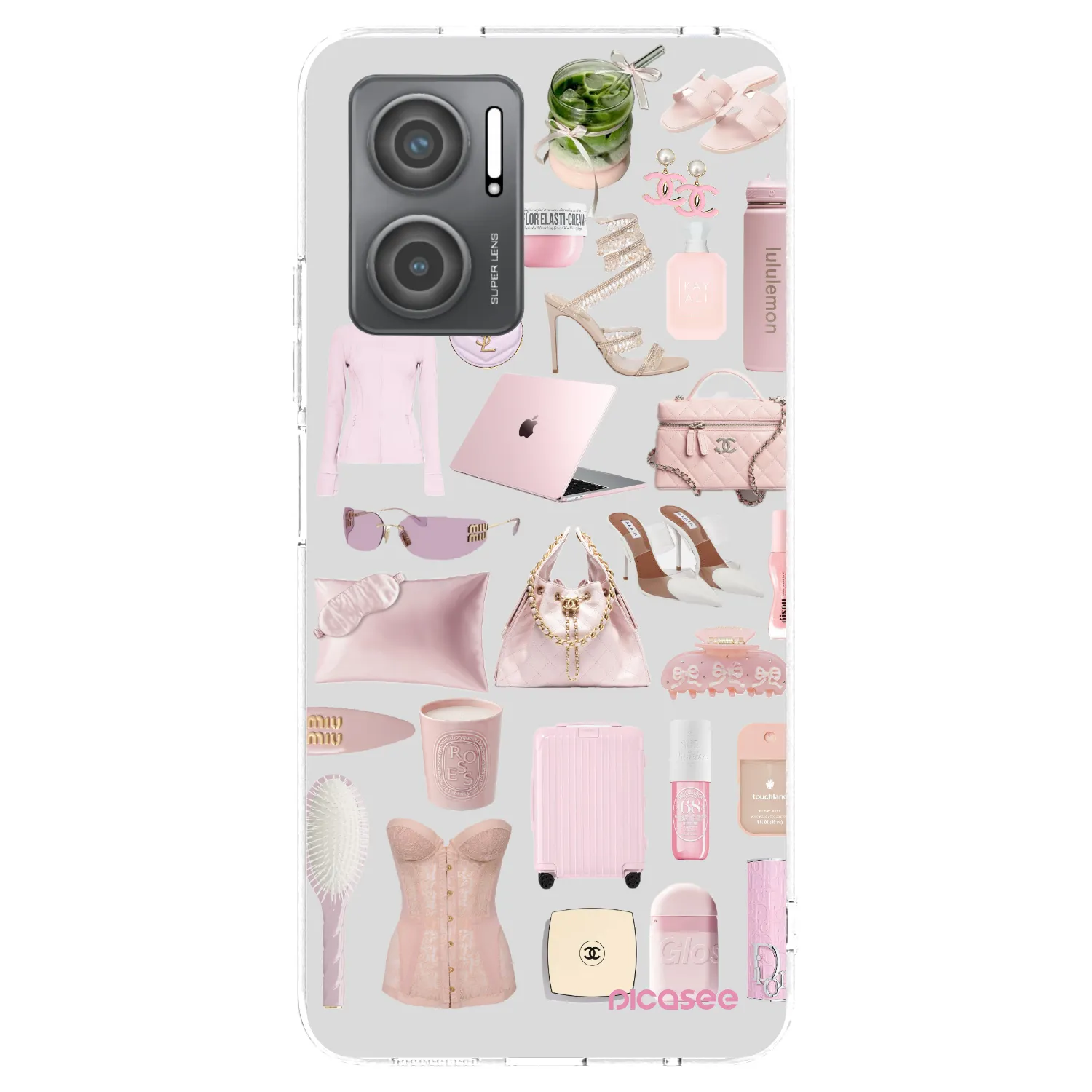 Picasee silikonska prozirna maskica za Xiaomi Redmi 10 5G - Glam Babe