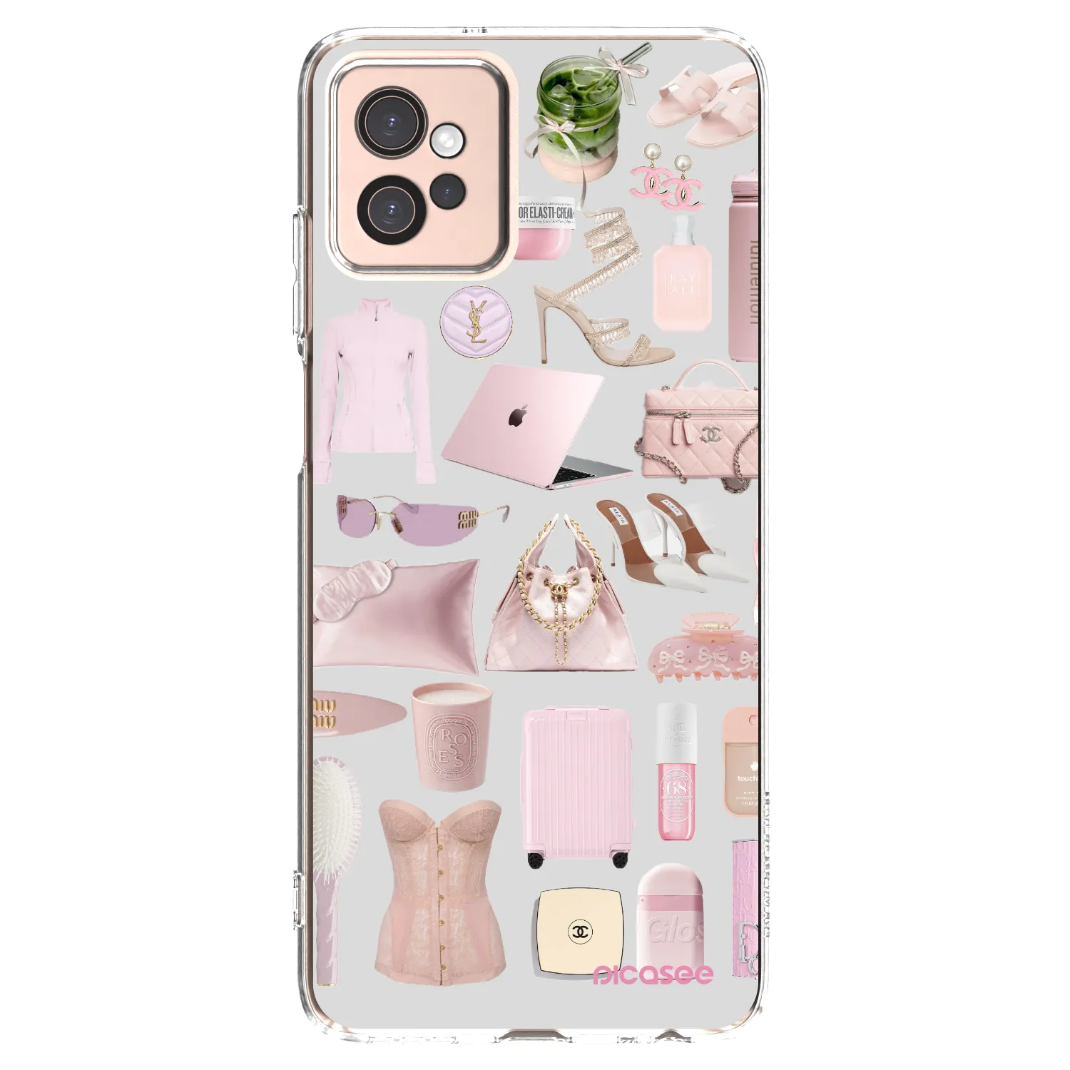Picasee silikonska prozirna maskica za Motorola Moto G32 - Glam Babe