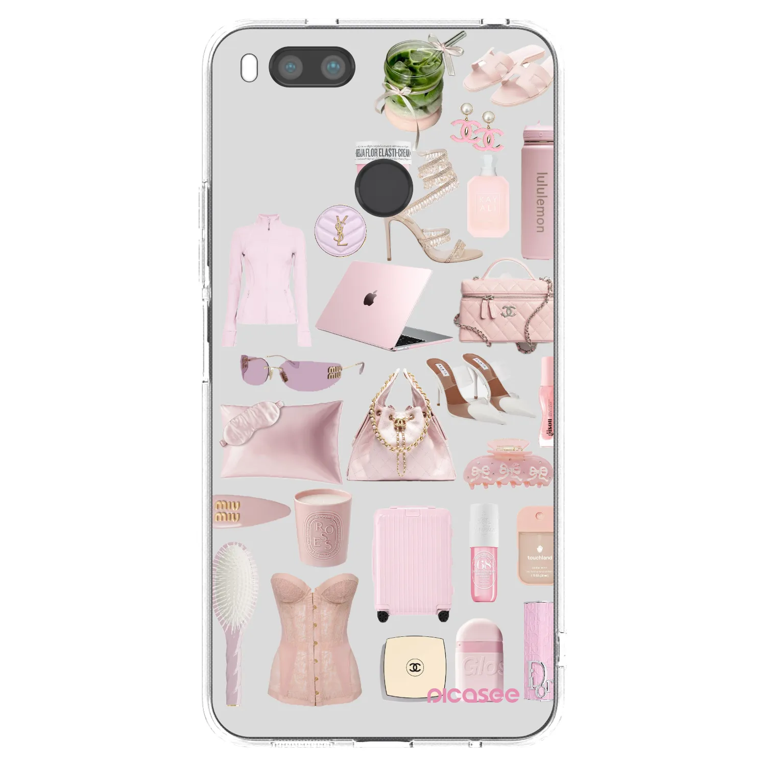 Picasee silikonska prozirna maskica za Xiaomi Redmi A1 - Glam Babe
