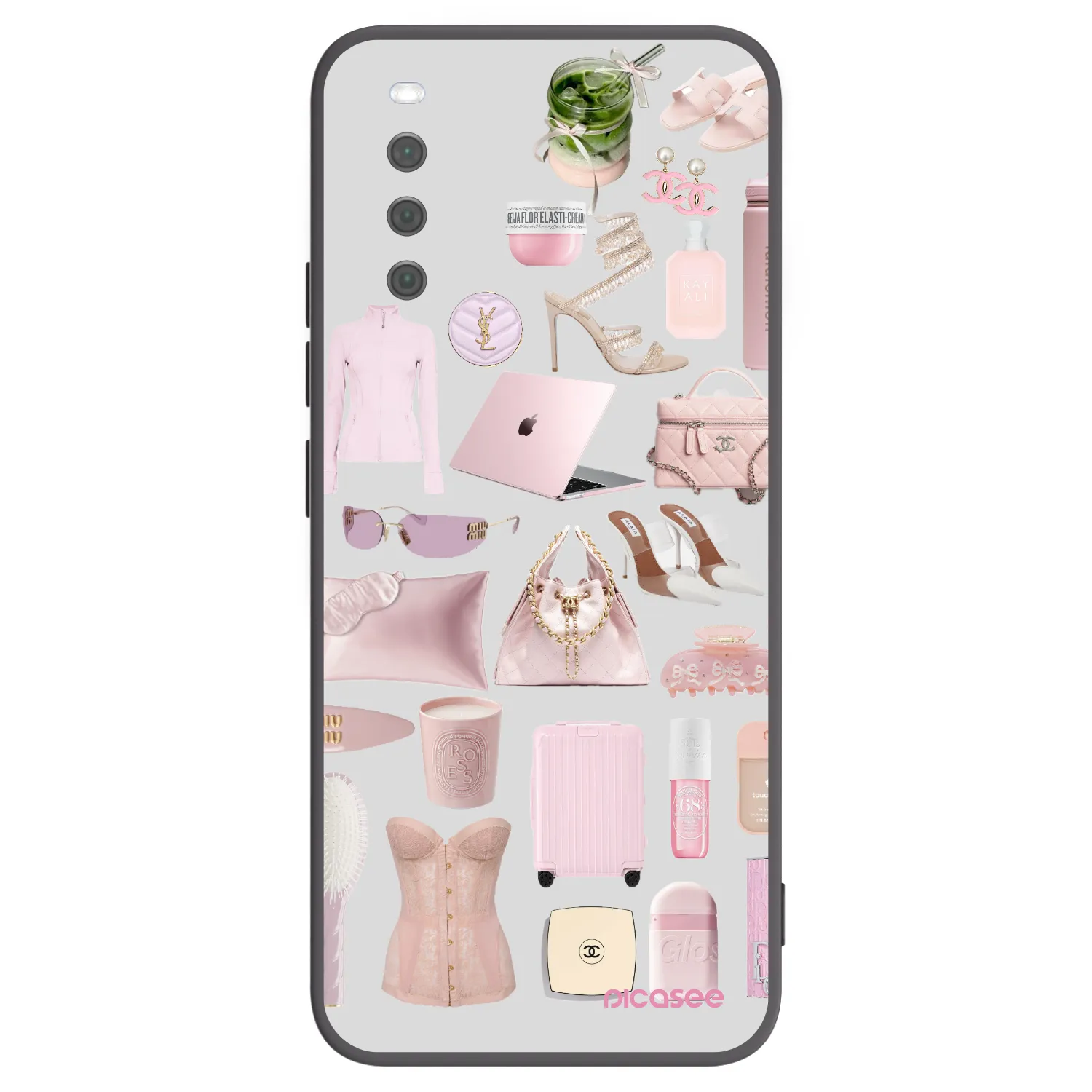 Picasee crna silikonska maskica za Sony Xperia 10 III - Glam Babe