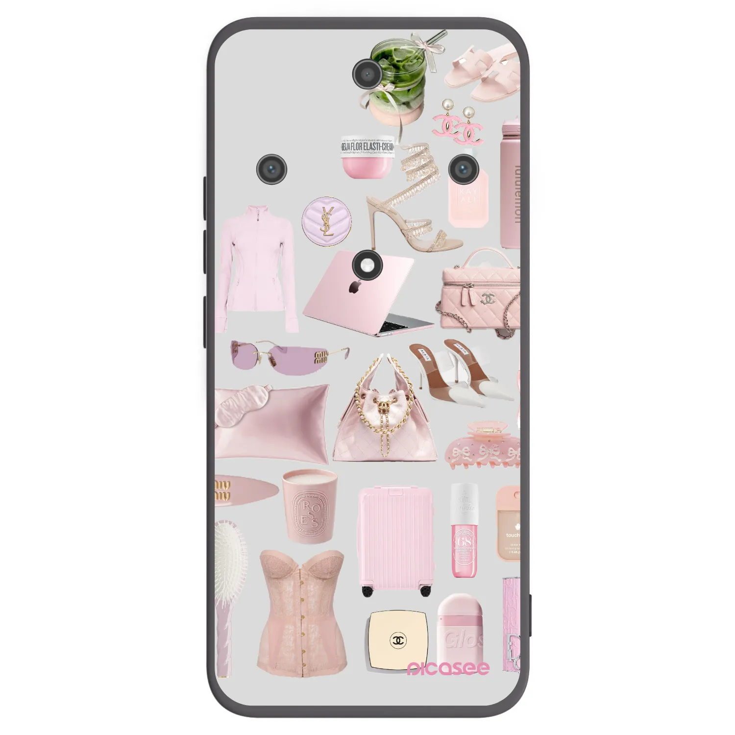 Picasee crna silikonska maskica za Honor Magic5 Lite 5G - Glam Babe
