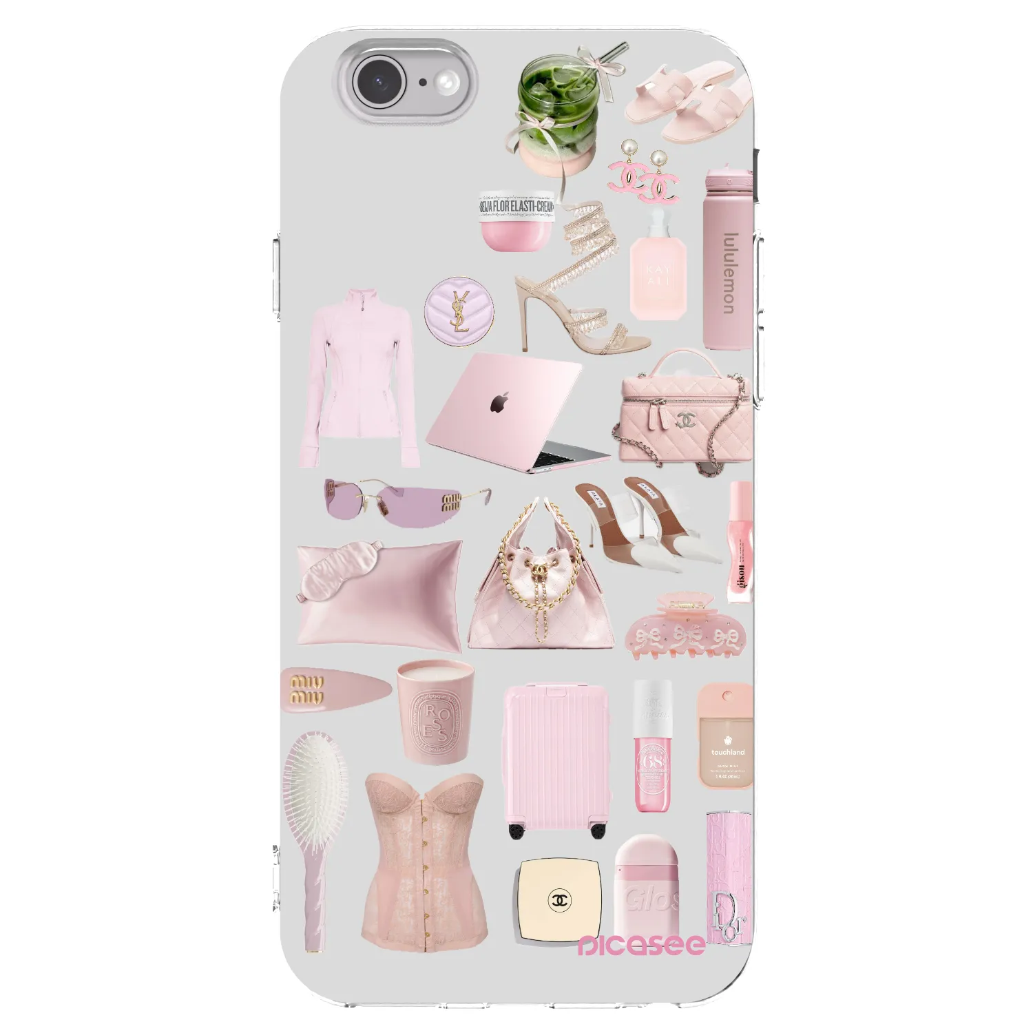 Picasee silikonska prozirna maskica za Apple iPhone 6/6S - Glam Babe