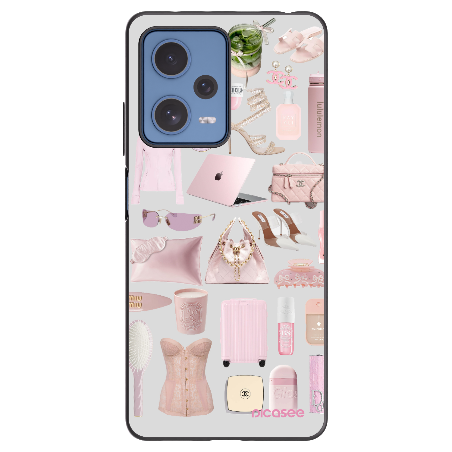 Picasee crna silikonska maskica za Xiaomi Redmi Note 12 Pro 5G - Glam Babe