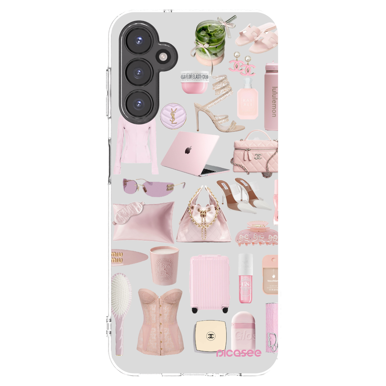 Picasee silikonska prozirna maskica za Samsung Galaxy A14 5G A146P - Glam Babe