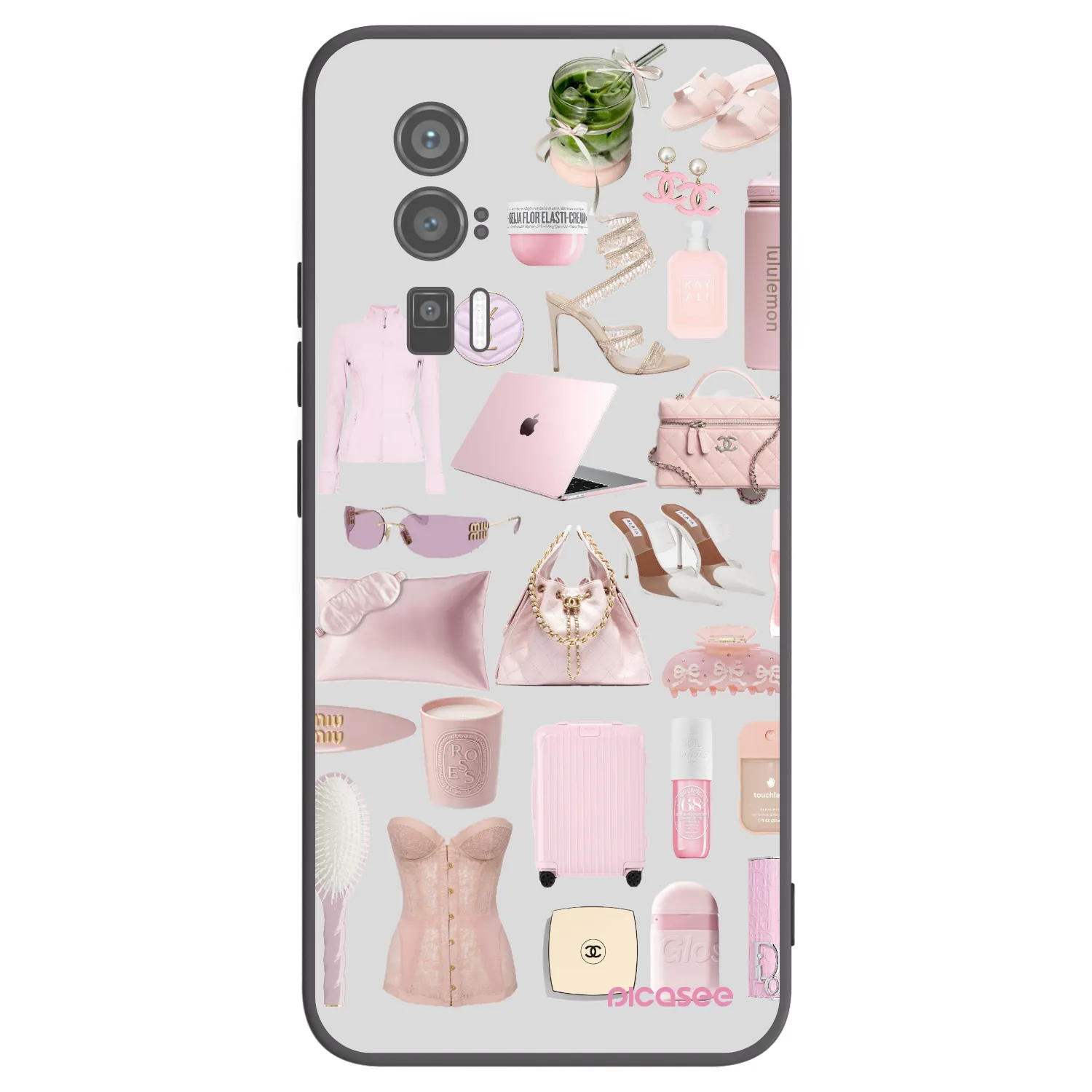 Picasee crna silikonska maskica za Xiaomi Poco F5 Pro 5G - Glam Babe