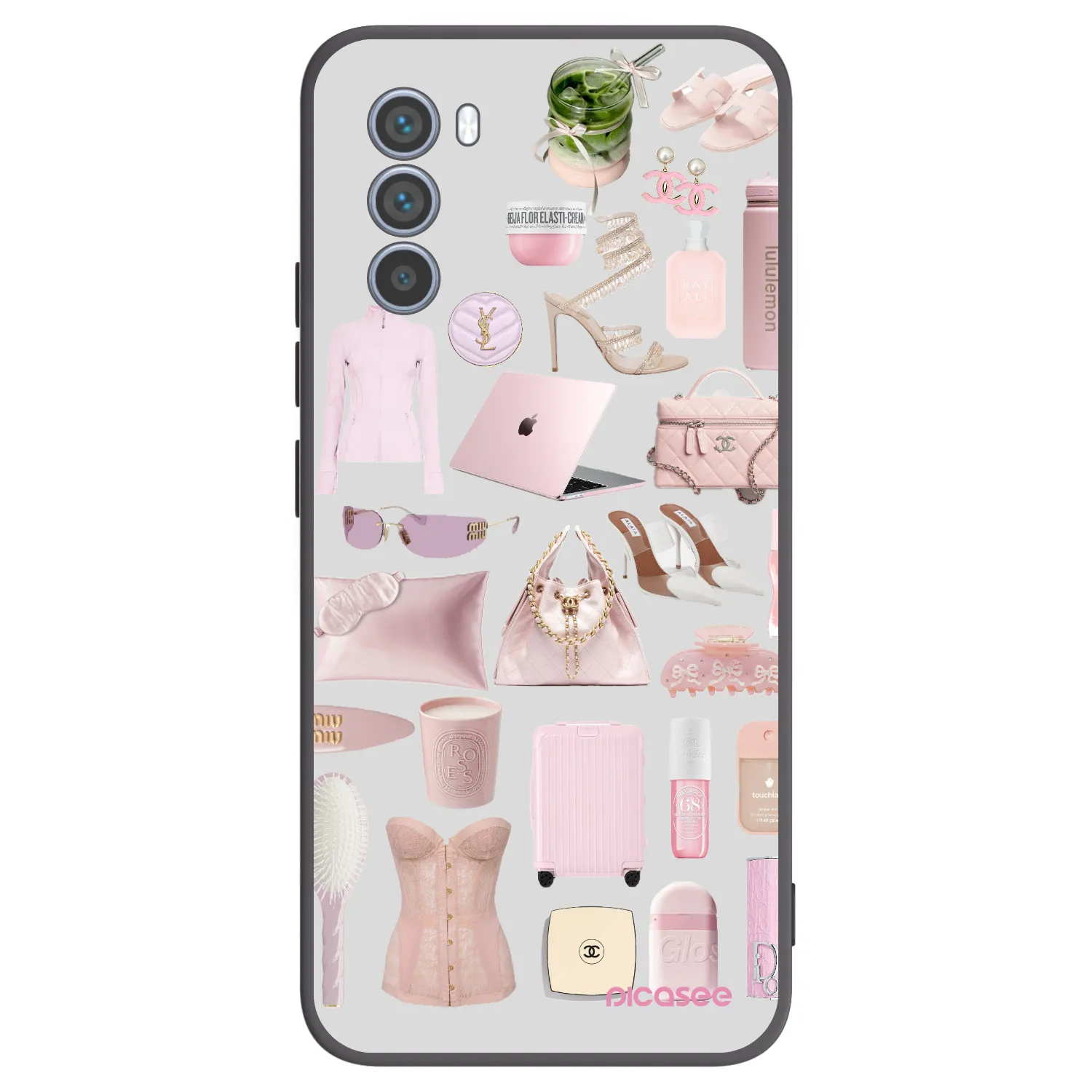 Picasee crna silikonska maskica za Motorola Moto G62 - Glam Babe