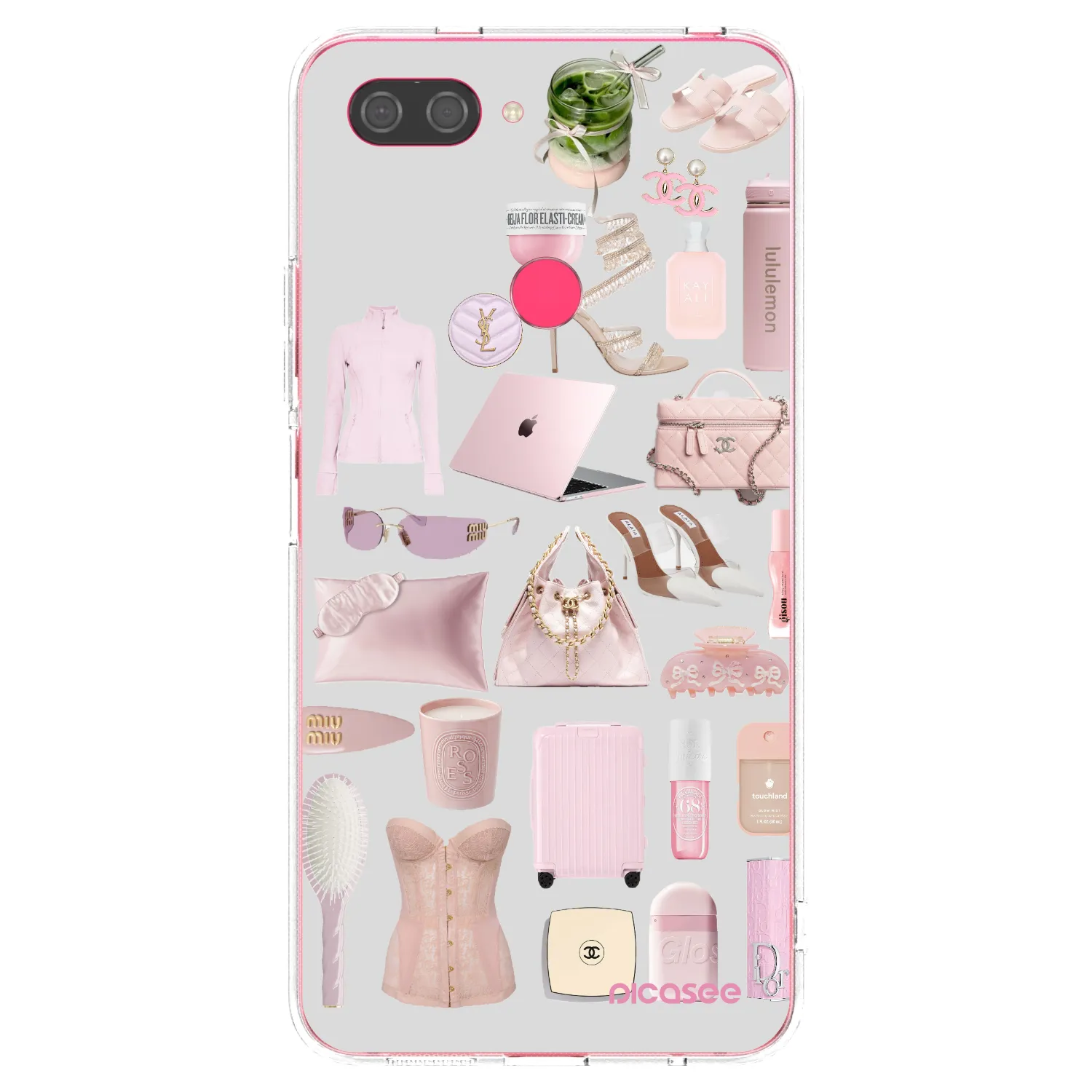 Picasee silikonska prozirna maskica za Xiaomi Mi 8 Lite - Glam Babe
