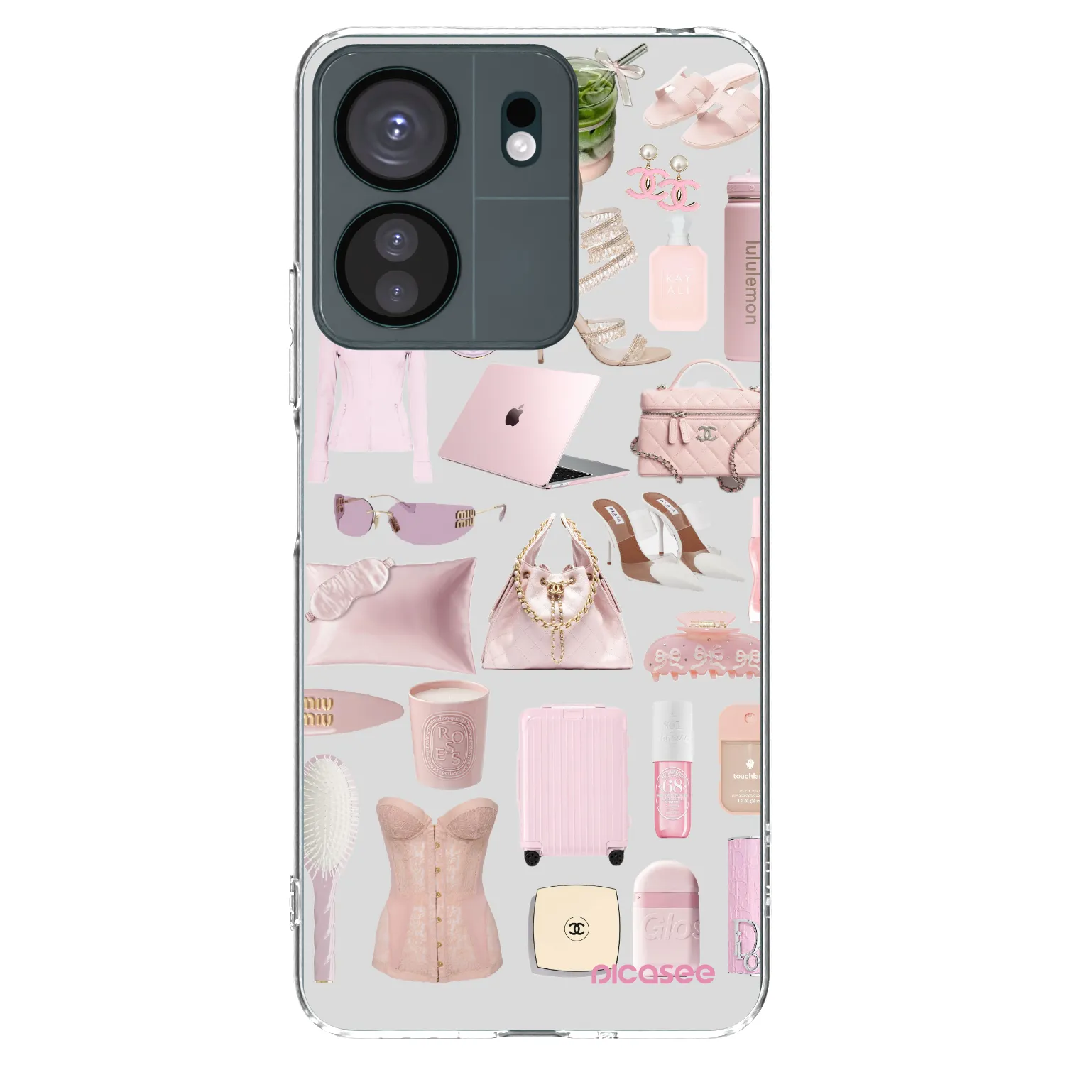 Picasee silikonska prozirna maskica za Xiaomi Redmi 13C 4G - Glam Babe