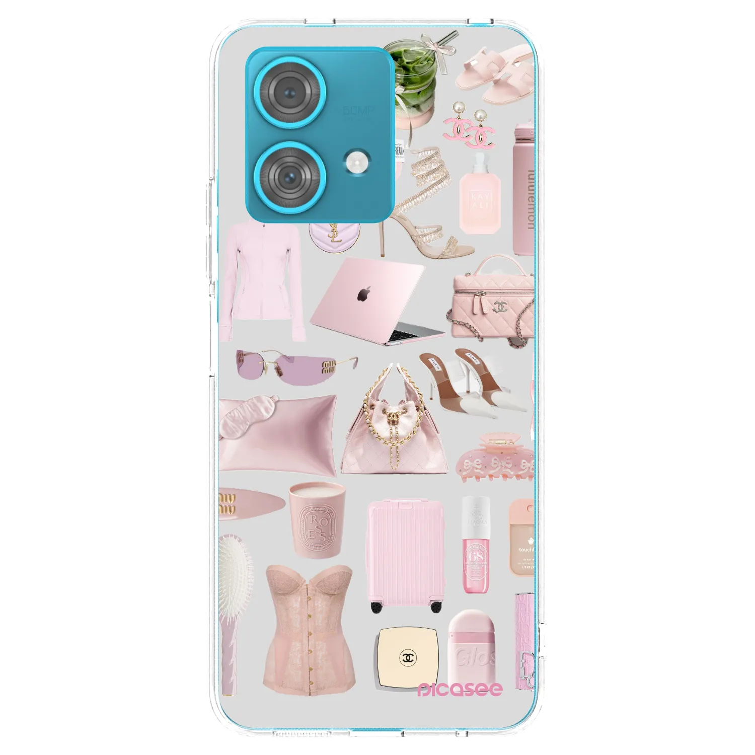 Picasee silikonska prozirna maskica za Motorola Edge 40 Neo - Glam Babe