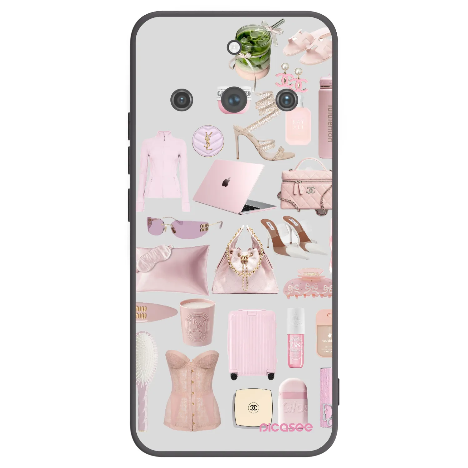 Picasee crna silikonska maskica za Realme 11 Pro+ - Glam Babe