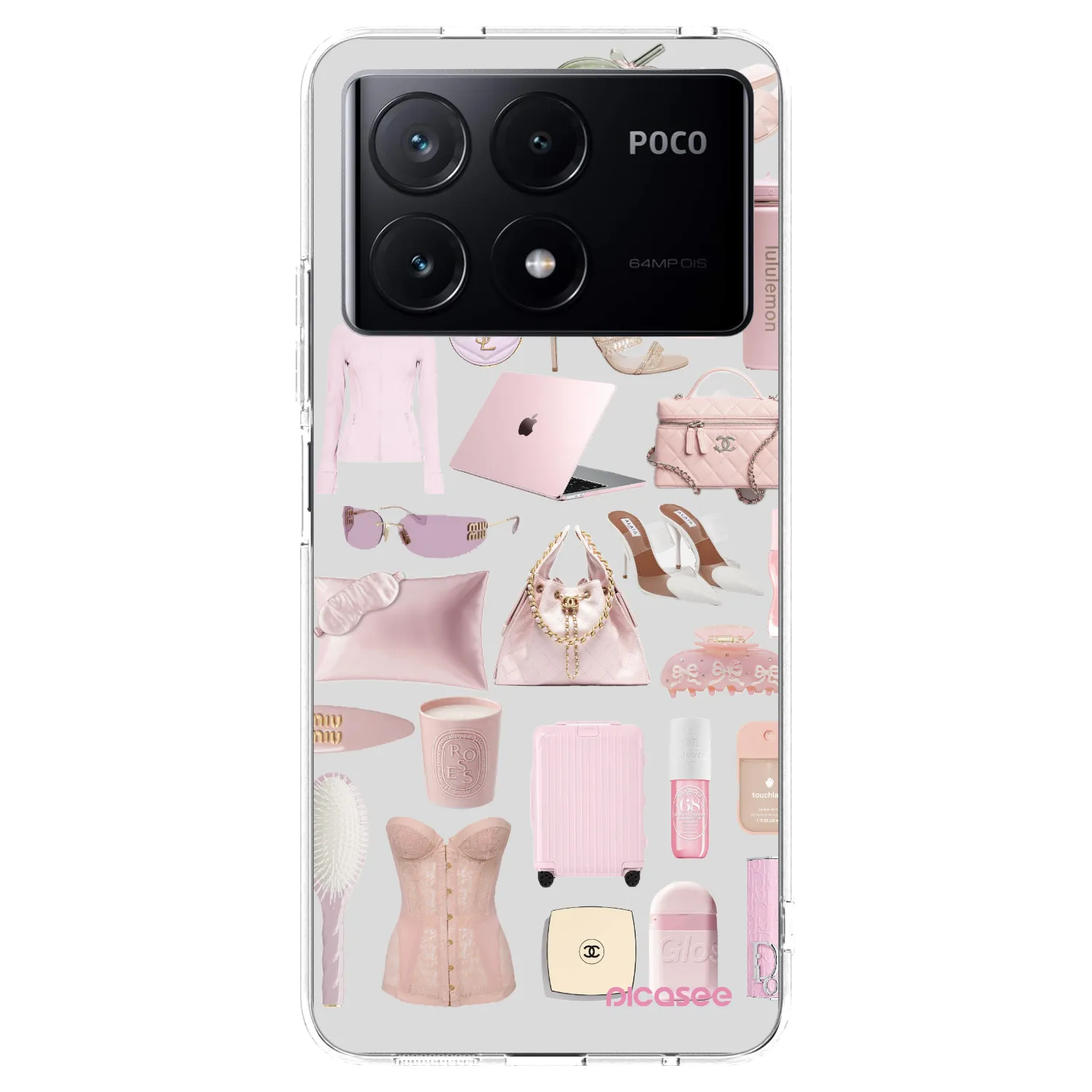 Picasee silikonska prozirna maskica za Xiaomi Poco X6 Pro - Glam Babe