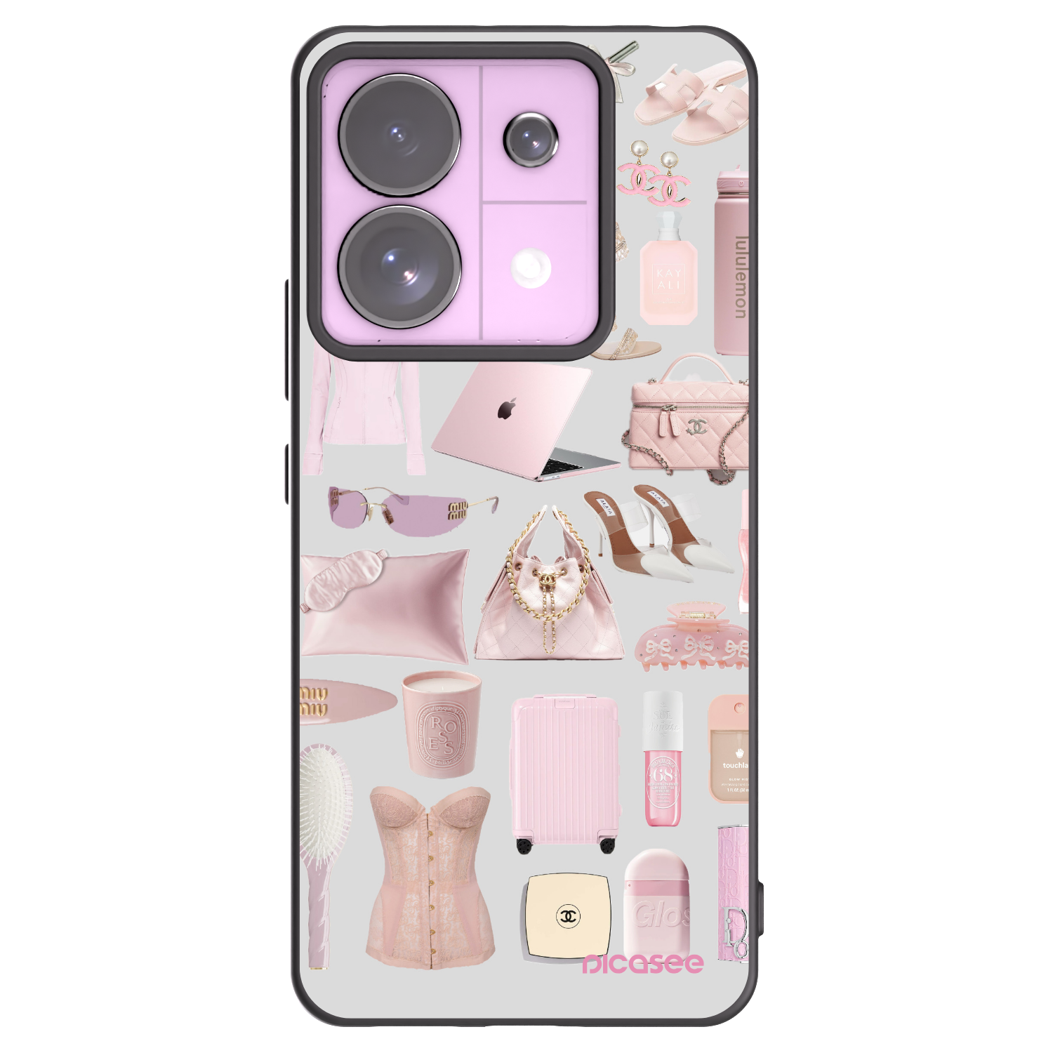 Picasee crna silikonska maskica za Xiaomi Redmi Note 13 Pro 5G - Glam Babe