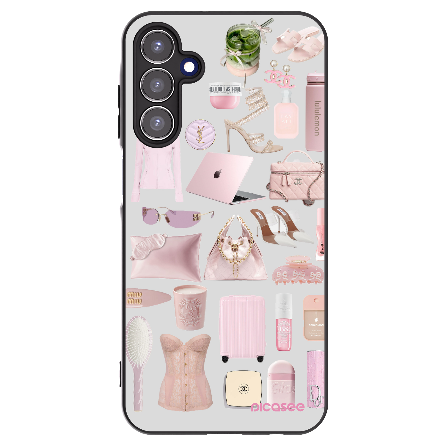 Picasee crna silikonska maskica za Samsung Galaxy A15 A155F 4G - Glam Babe