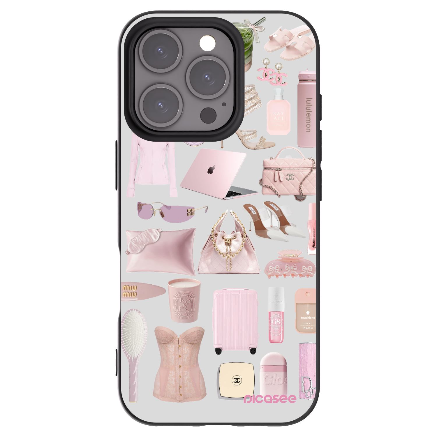 Picasee crna silikonska maskica za Apple iPhone 16 Pro - Glam Babe