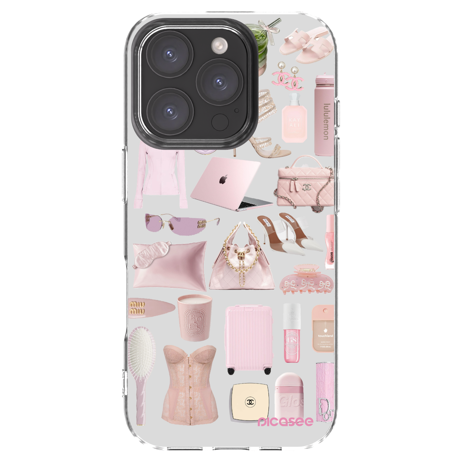 Picasee silikonska prozirna maskica za Apple iPhone 16 Pro - Glam Babe