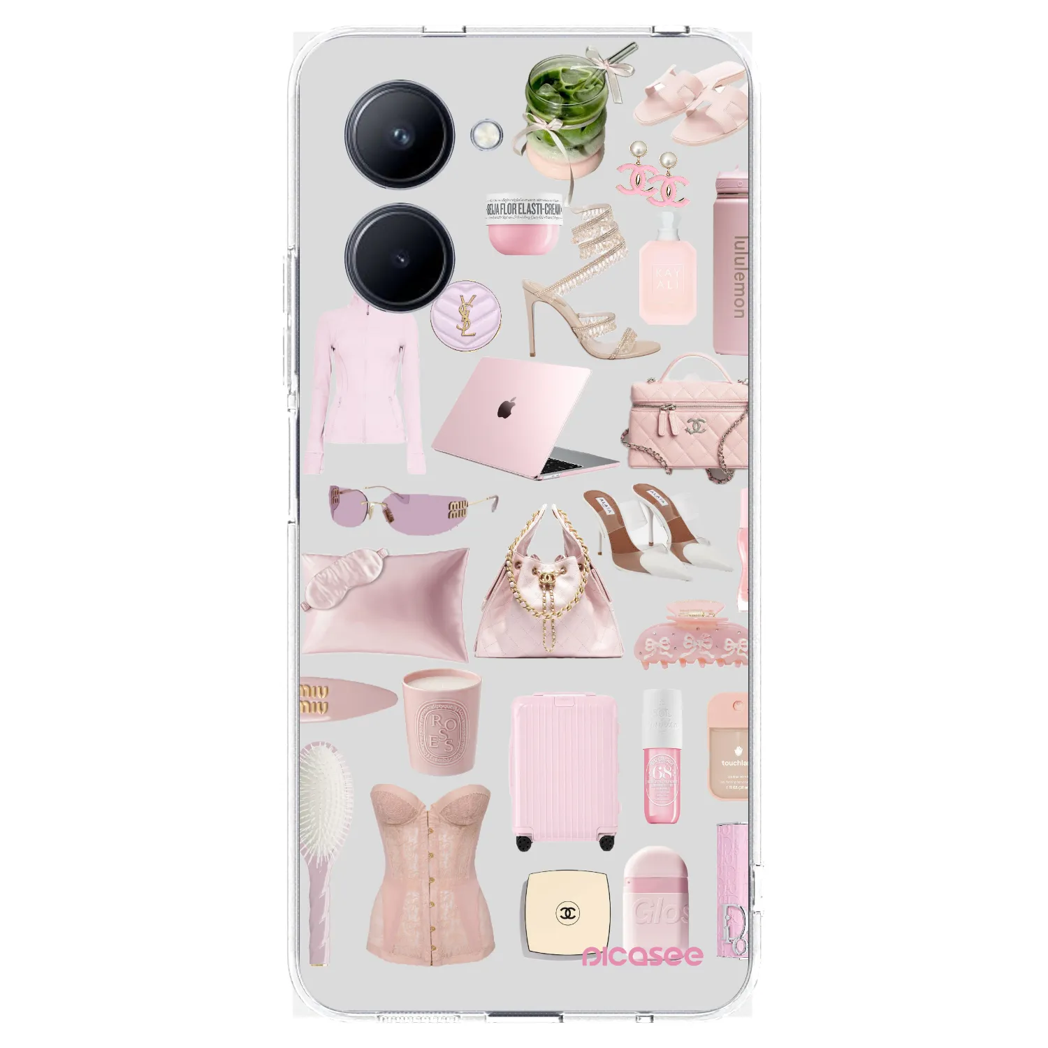 Picasee silikonska prozirna maskica za Realme C33 (2023) - Glam Babe
