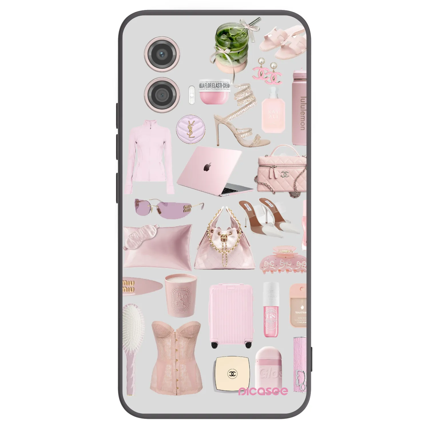 Picasee crna silikonska maskica za Motorola Moto G53 5G - Glam Babe