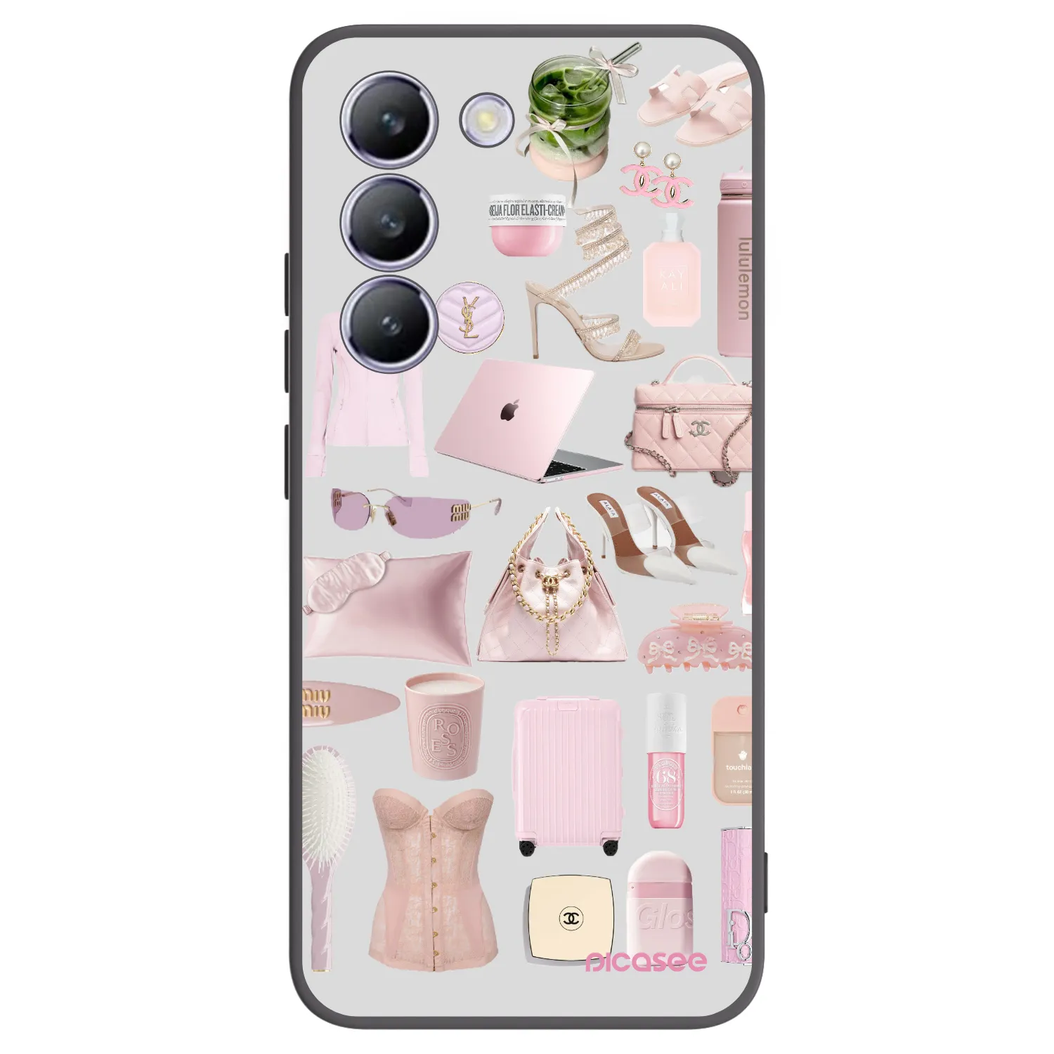 Picasee crna silikonska maskica za Vivo V40 SE 5G - Glam Babe