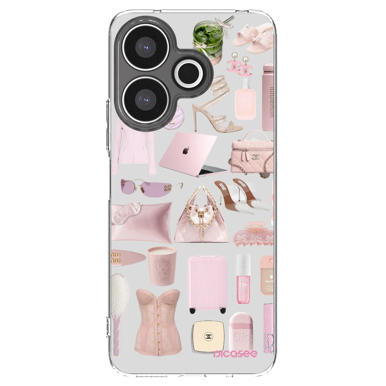 Picasee silikonska prozirna maskica za Xiaomi Redmi 13 4G - Glam Babe