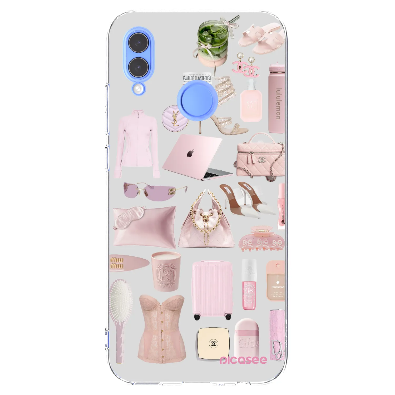 Picasee silikonska prozirna maskica za Huawei P Smart 2019 - Glam Babe