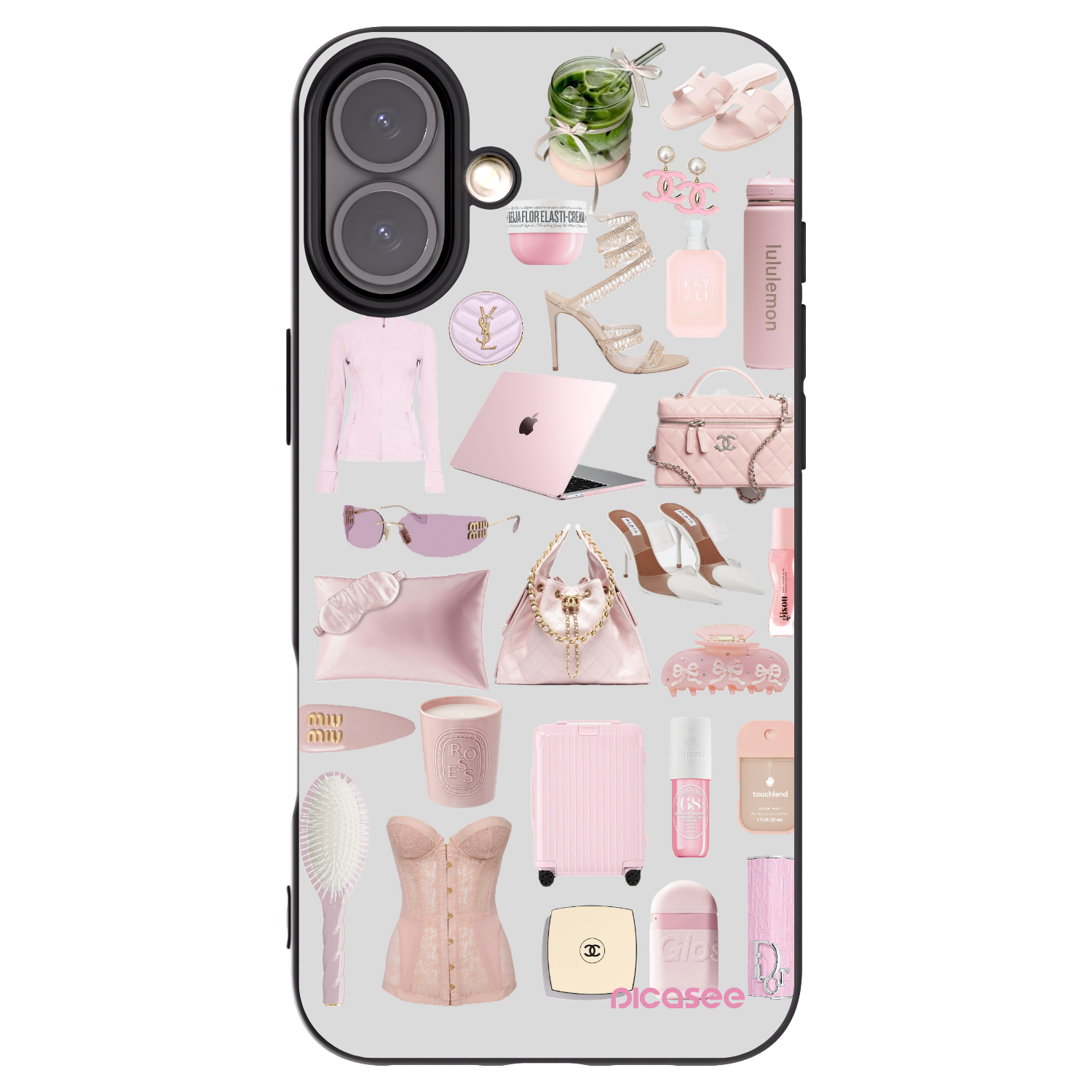 Picasee crna silikonska maskica za Apple iPhone 16 Plus - Glam Babe