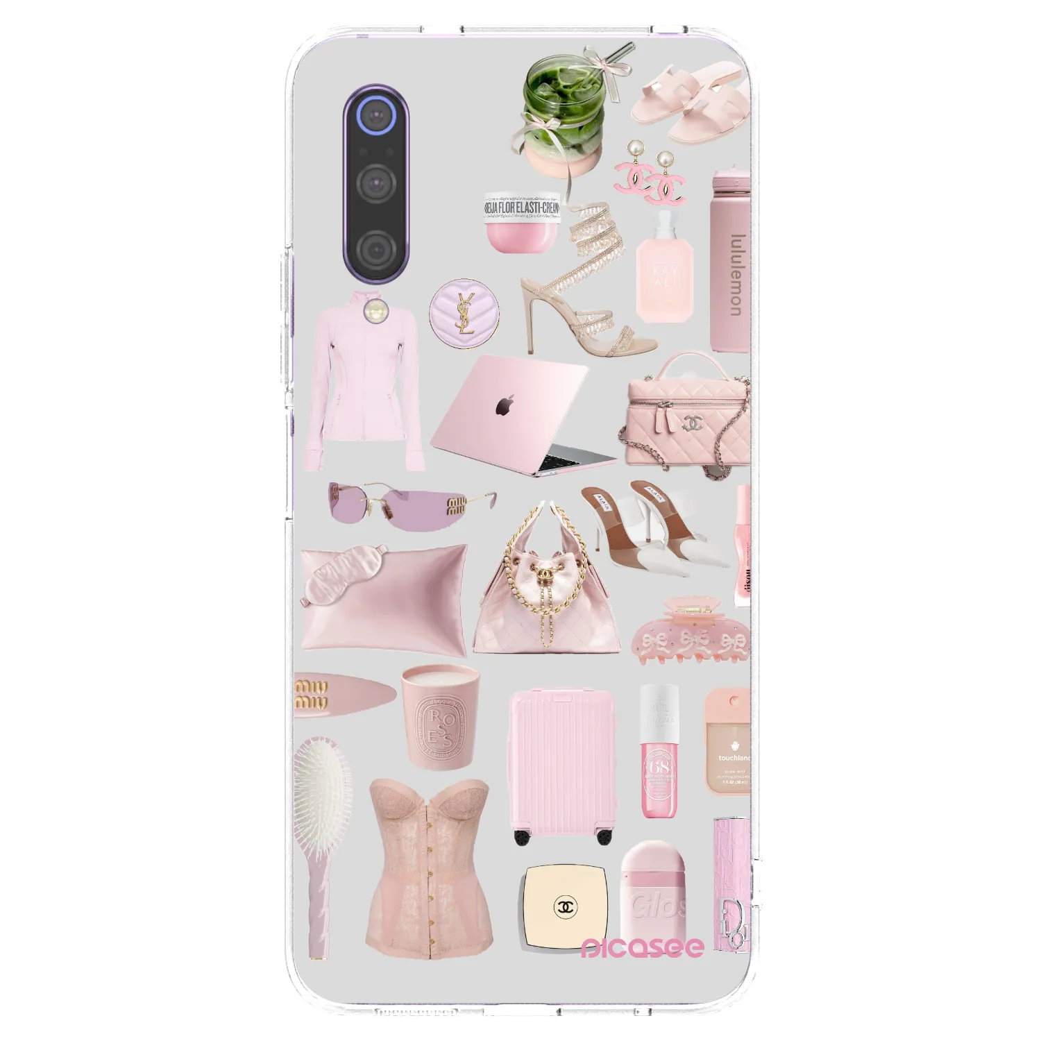 Picasee silikonska prozirna maskica za Xiaomi Mi 9 - Glam Babe
