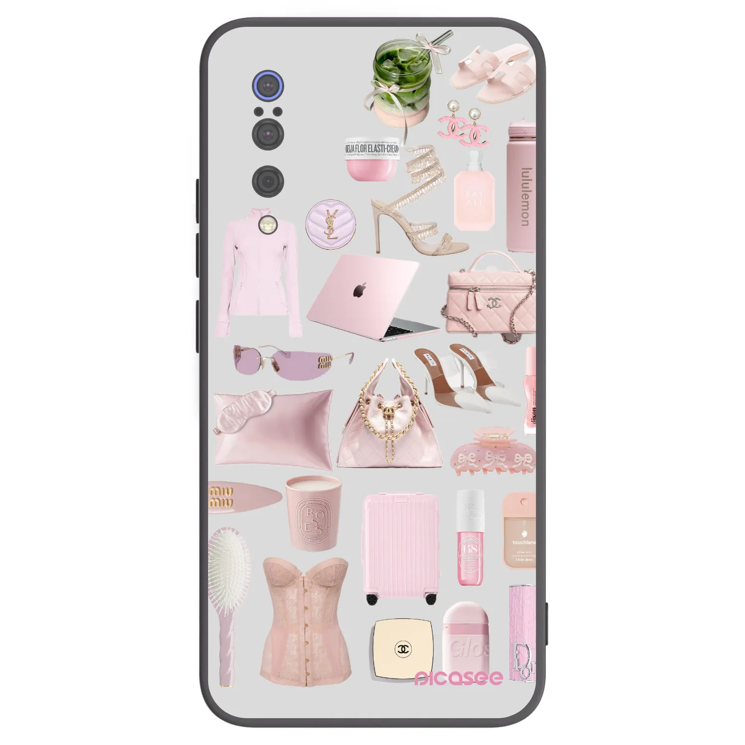 Picasee crna silikonska maskica za Xiaomi Mi 9 - Glam Babe