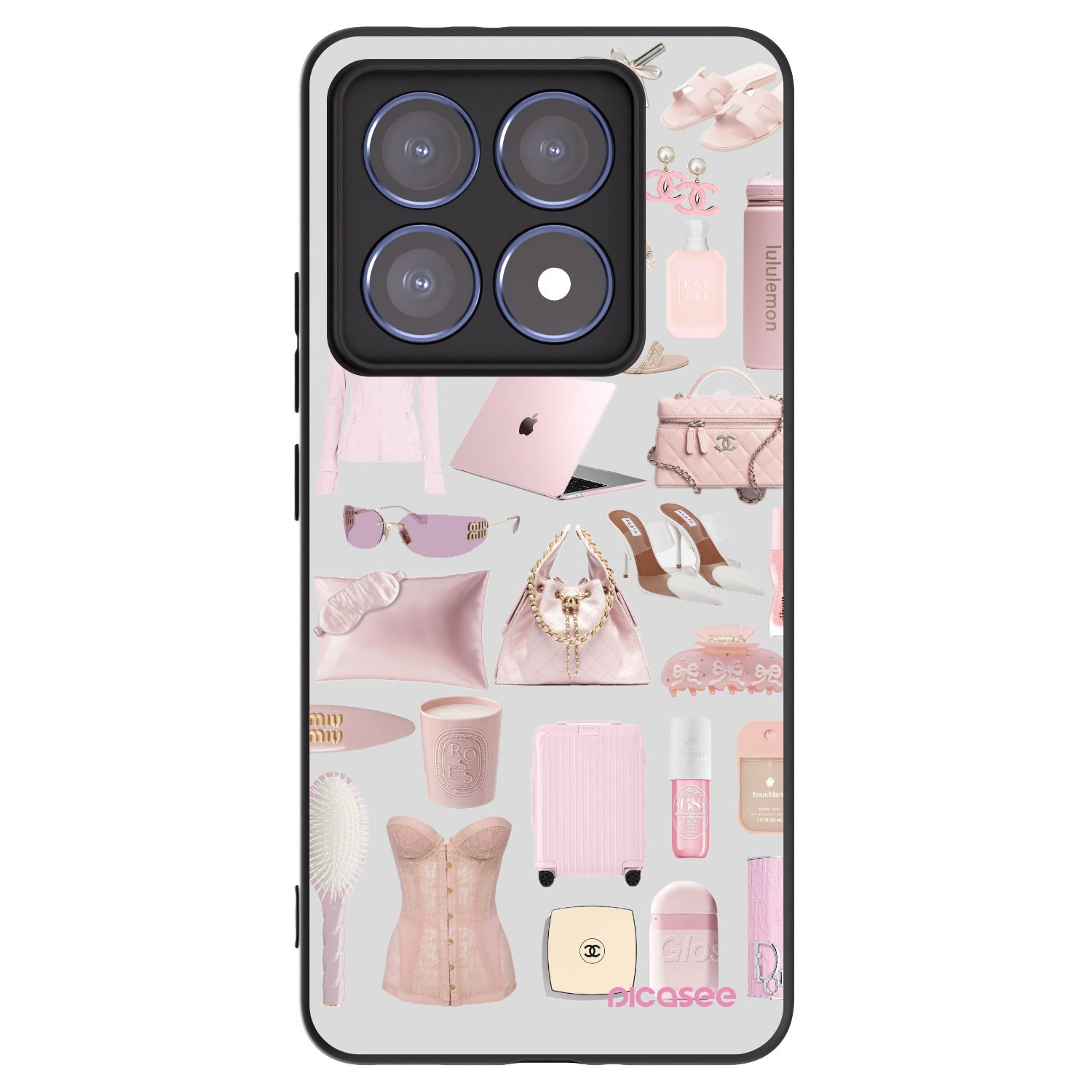 Picasee crna silikonska maskica za Xiaomi 14T Pro - Glam Babe