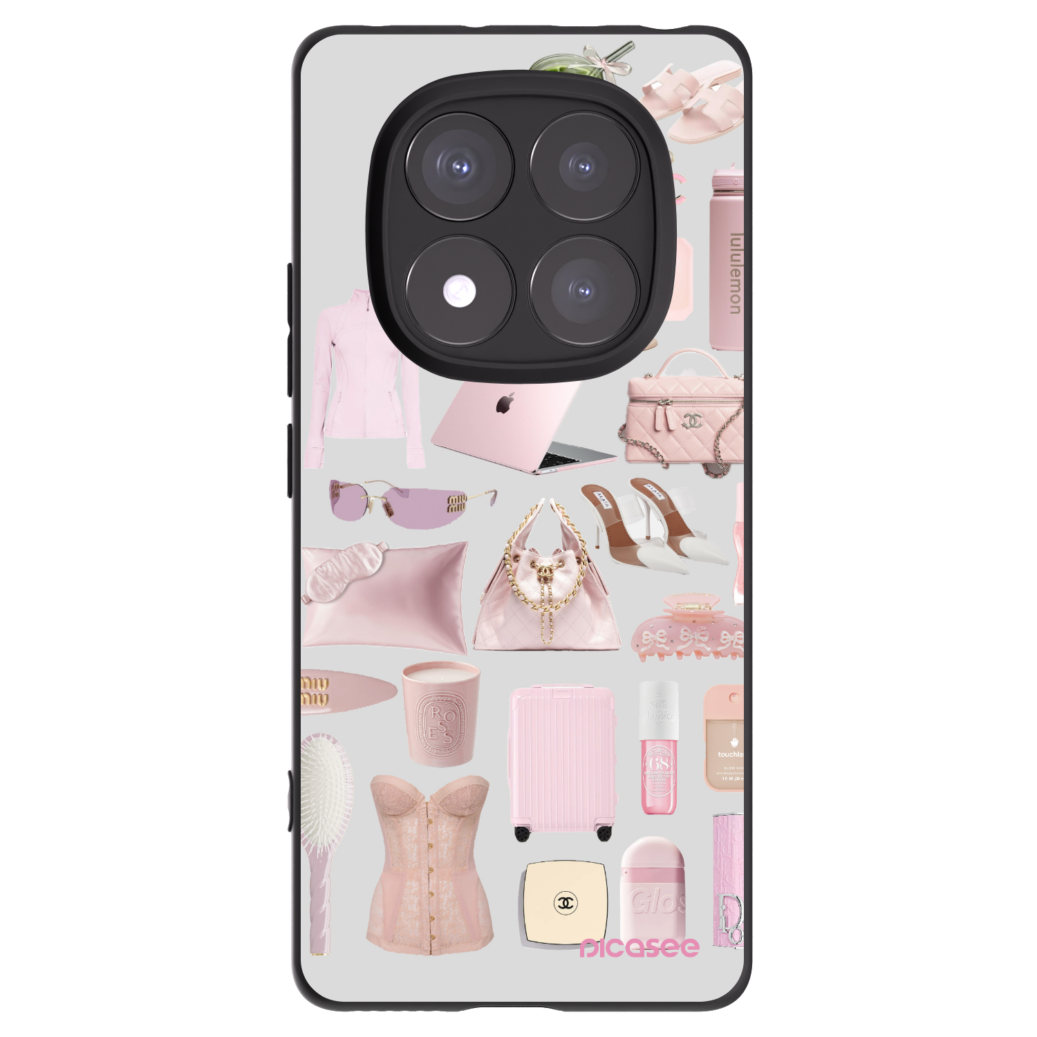 Picasee crna silikonska maskica za Xiaomi Redmi Note 14 Pro+ 5G - Glam Babe