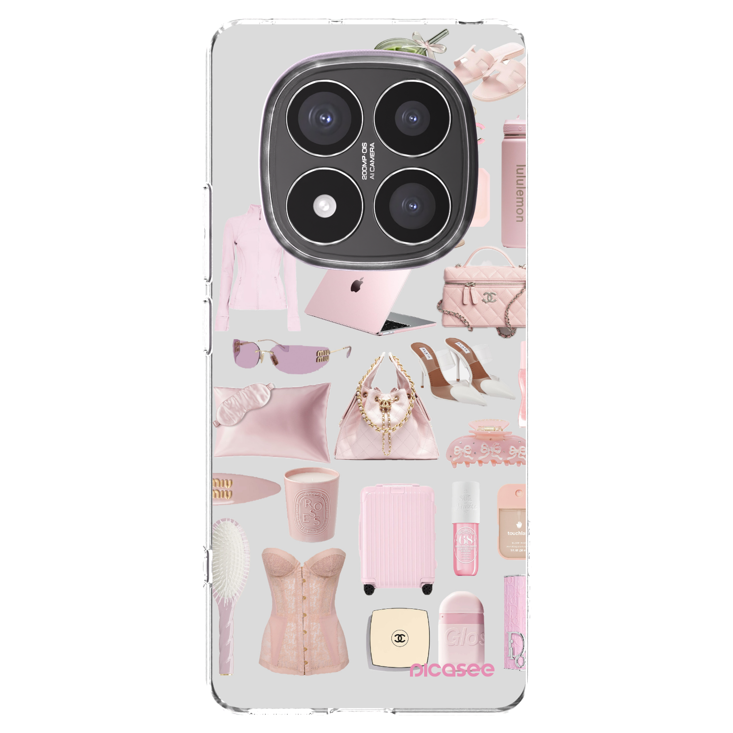 Picasee silikonska prozirna maskica za Xiaomi Redmi Note 14 Pro+ 5G - Glam Babe