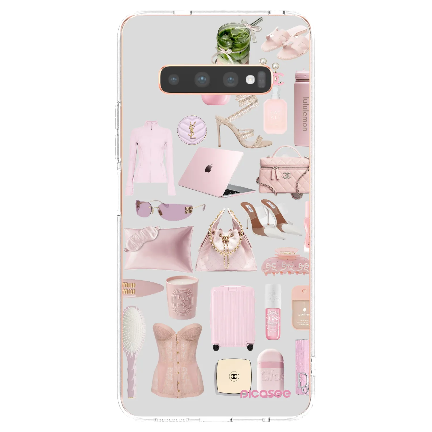 Picasee silikonska prozirna maskica za Samsung Galaxy S10 Plus G975 - Glam Babe