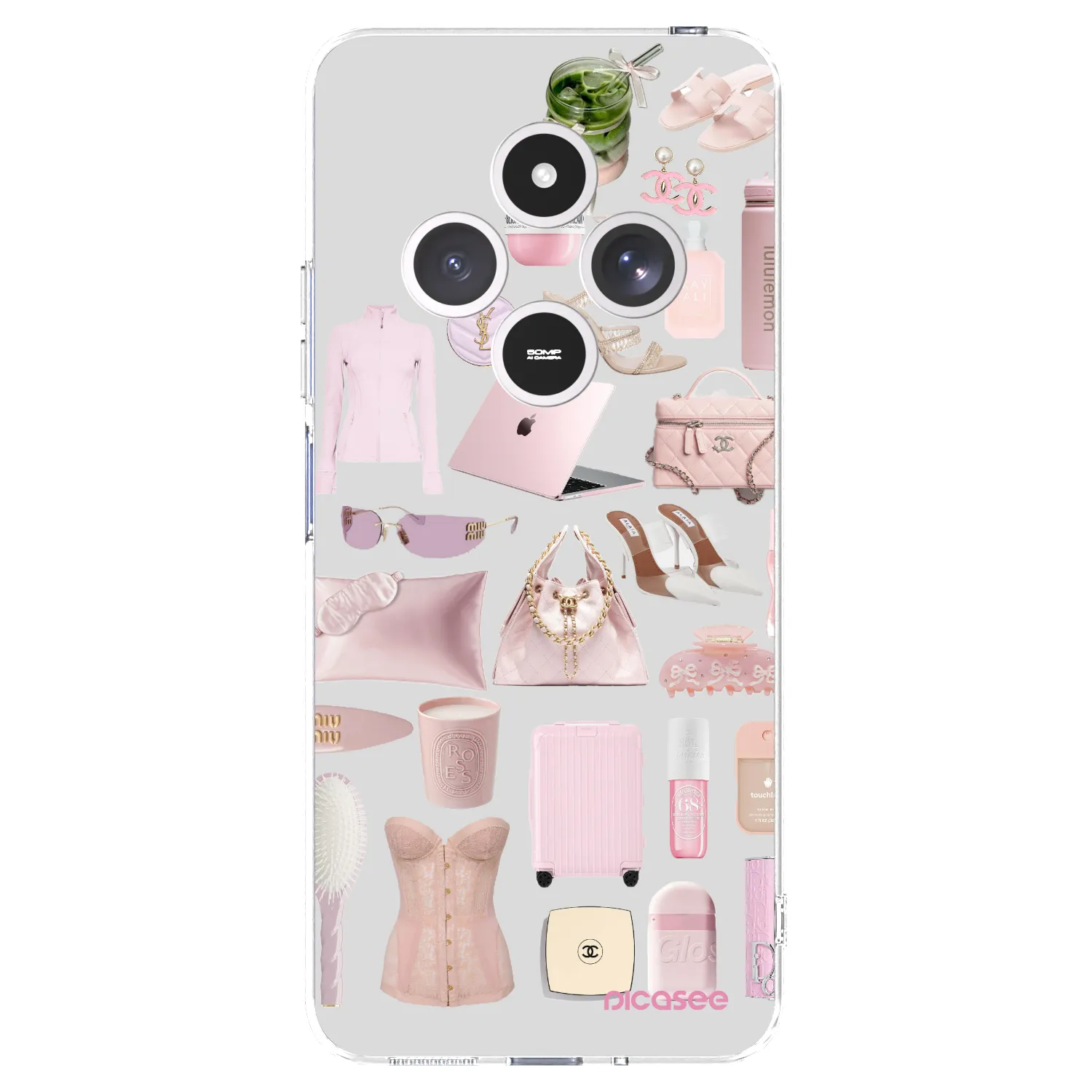Picasee silikonska prozirna maskica za Xiaomi Redmi 14C - Glam Babe