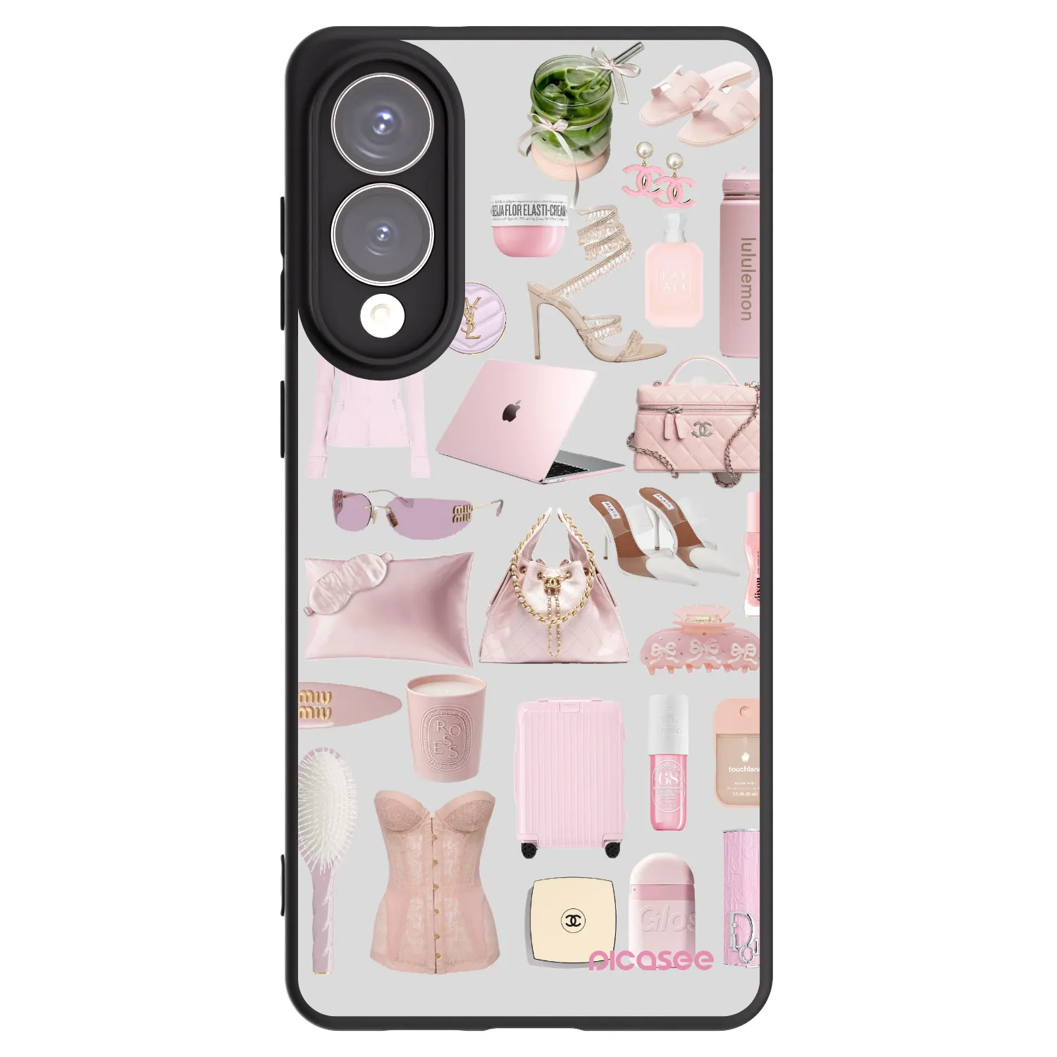 Picasee crna silikonska maskica za Samsung Galaxy S25 Edge 5G - Glam Babe