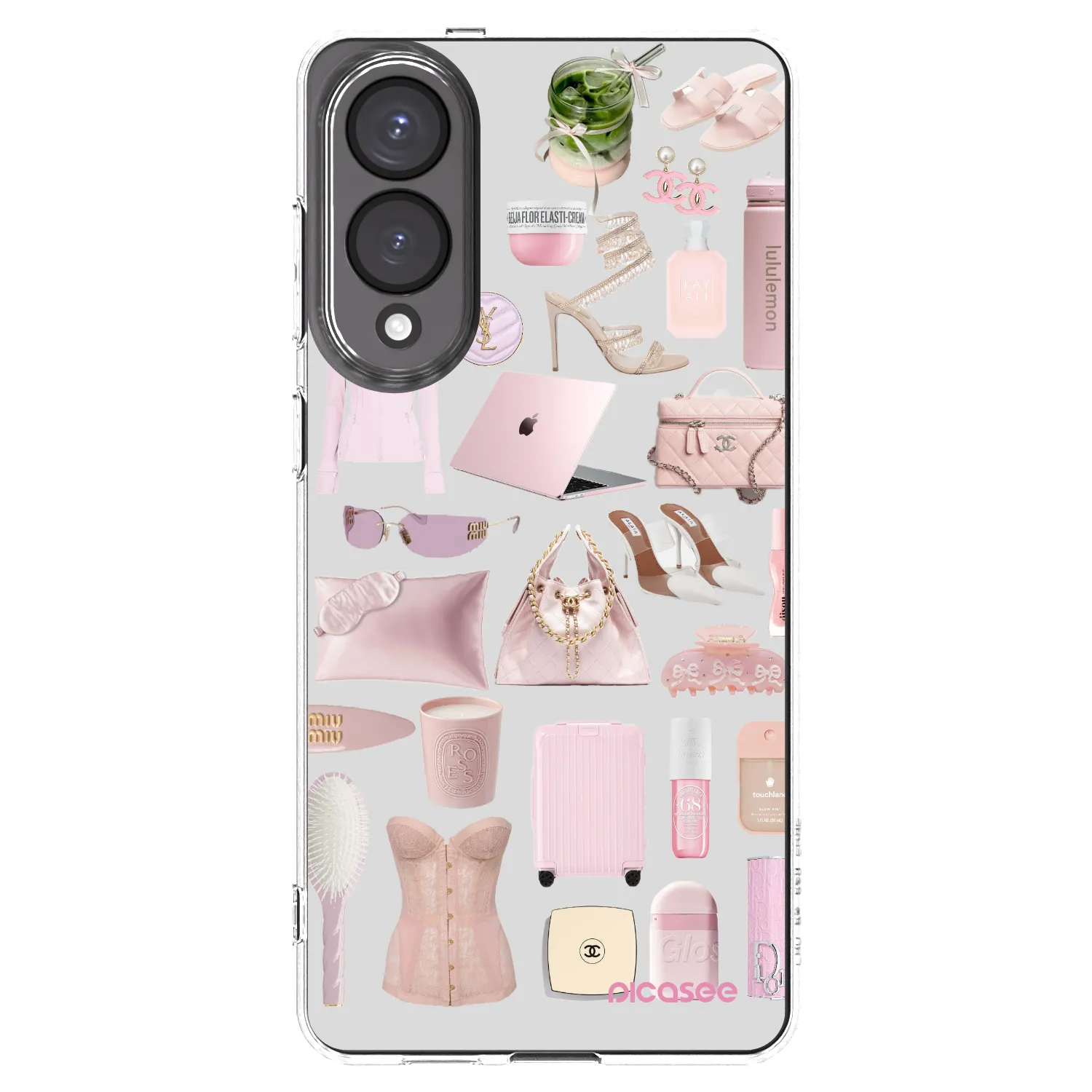 Picasee silikonska prozirna maskica za Samsung Galaxy S25 Edge 5G - Glam Babe